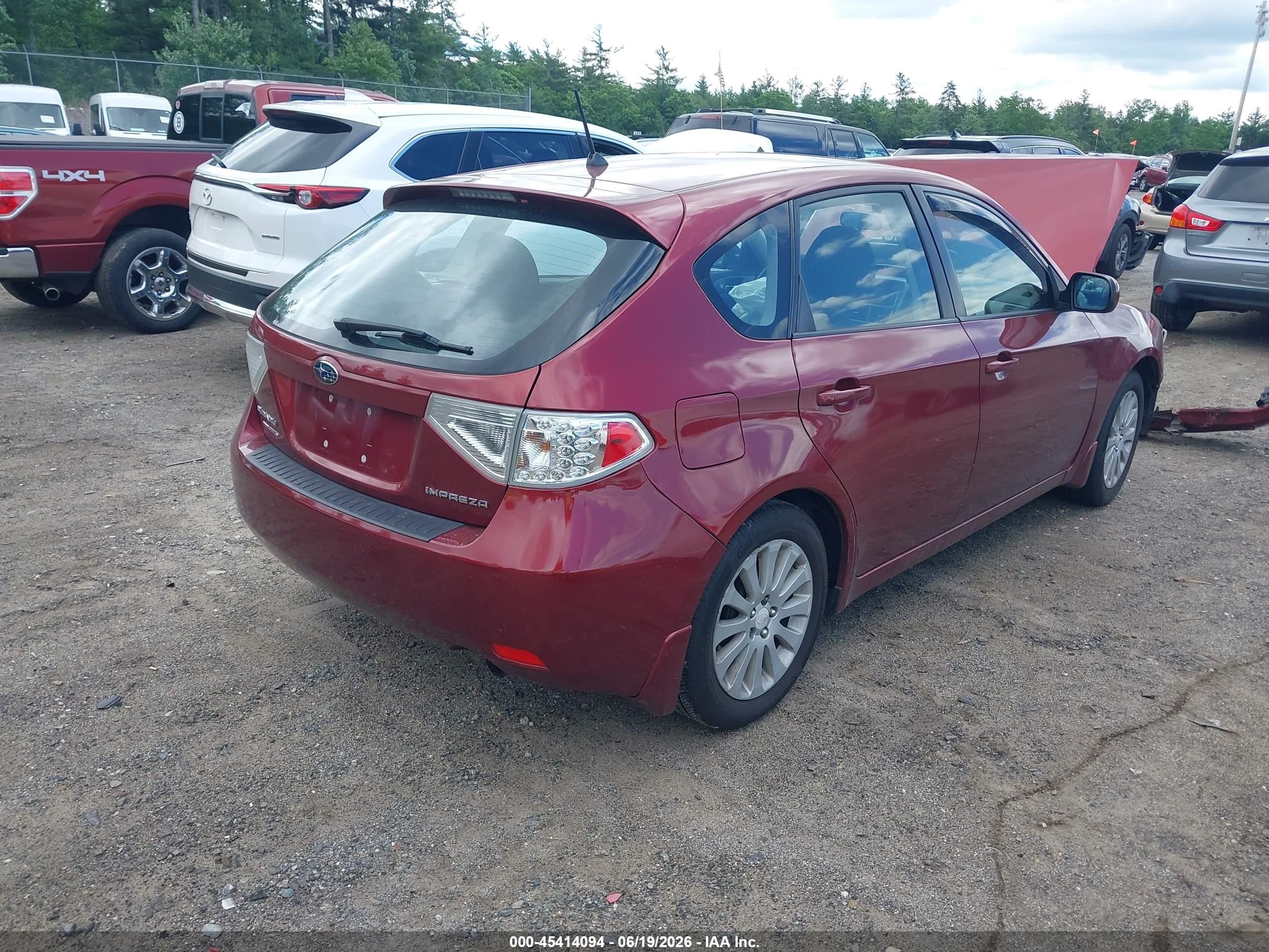 2011 Subaru Impreza 2.5i Premium Red vin: JF1GH6B63BH823477