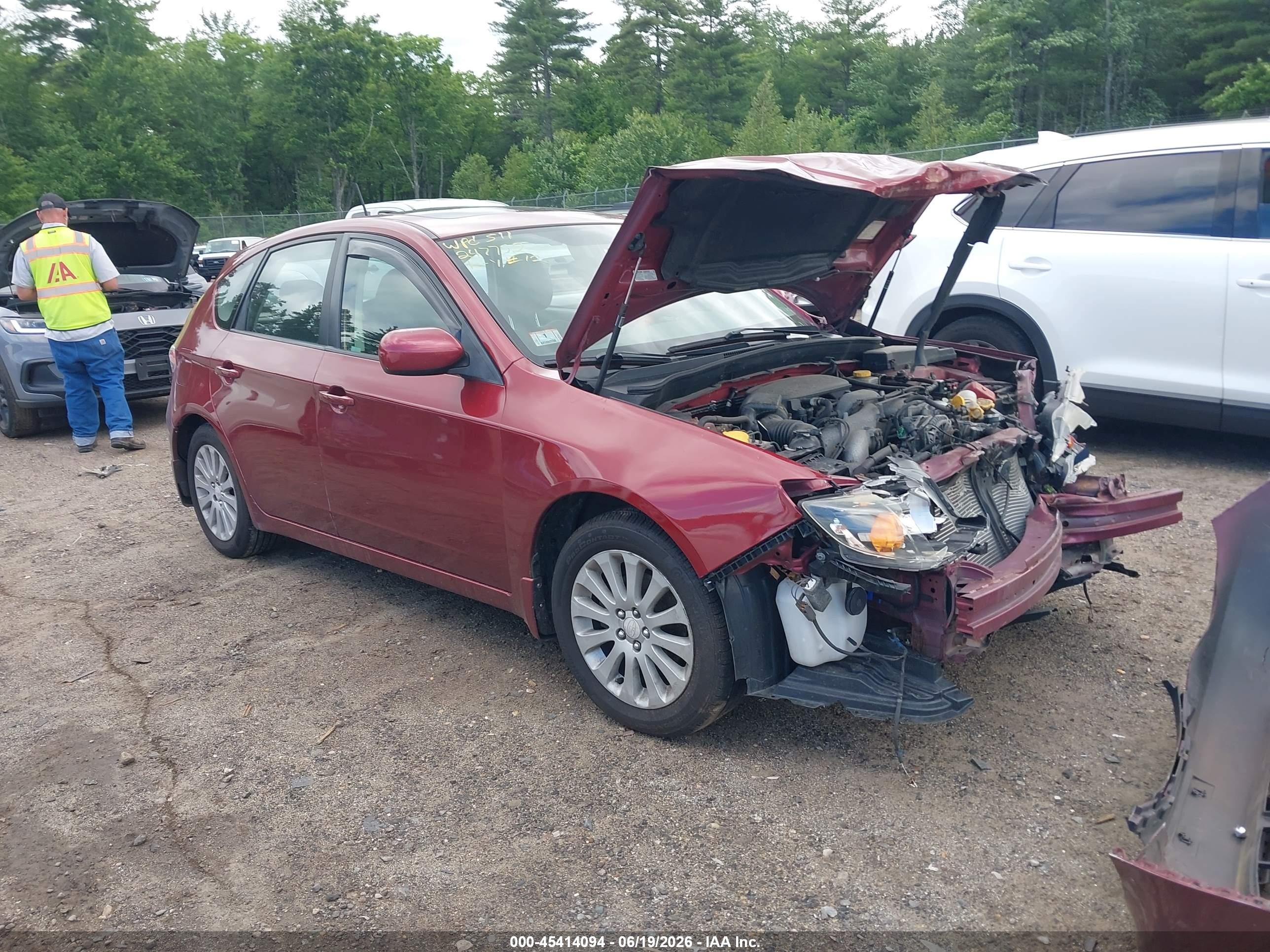 2011 Subaru Impreza 2.5i Premium Red vin: JF1GH6B63BH823477