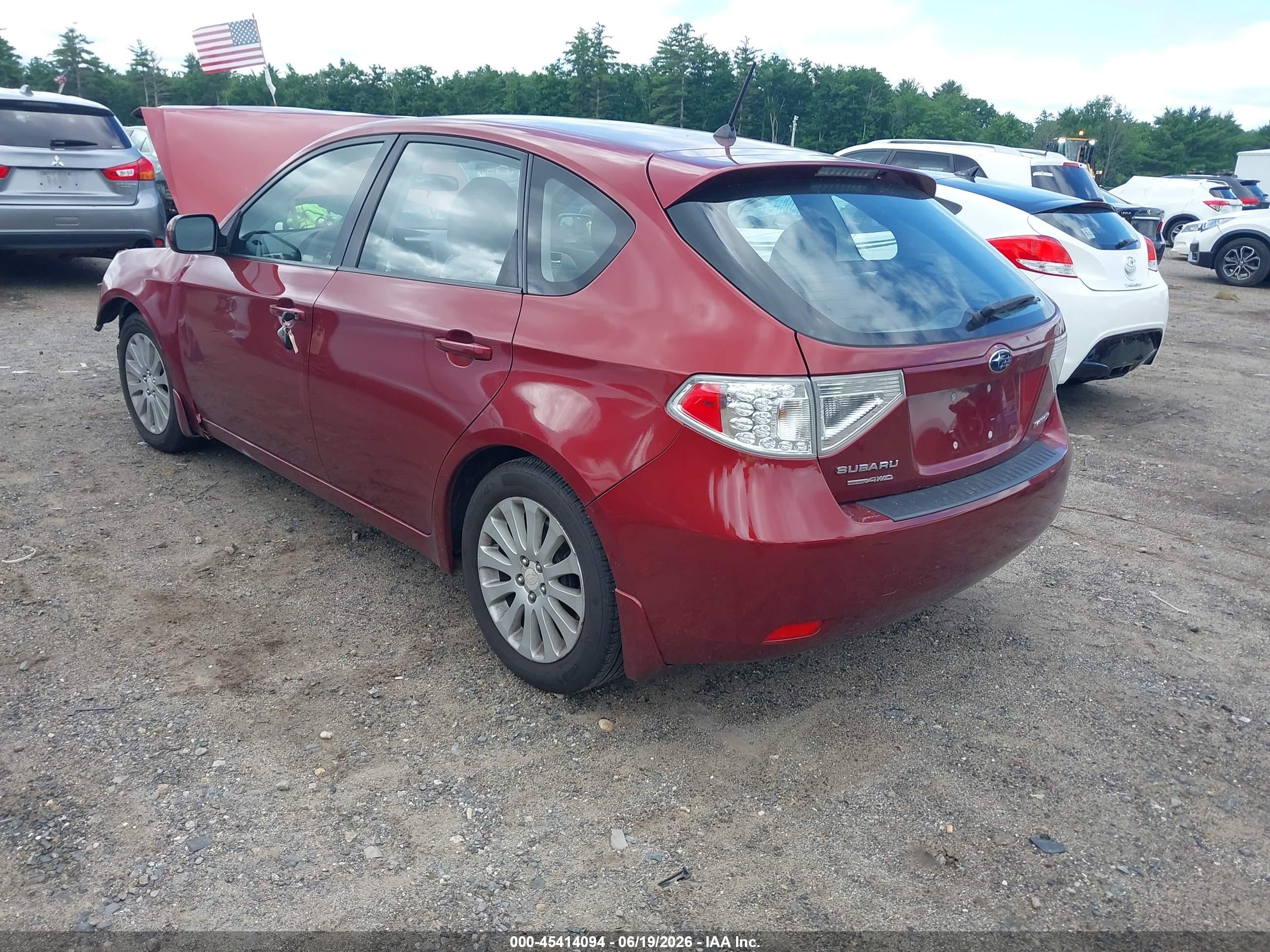 2011 Subaru Impreza 2.5i Premium Red vin: JF1GH6B63BH823477