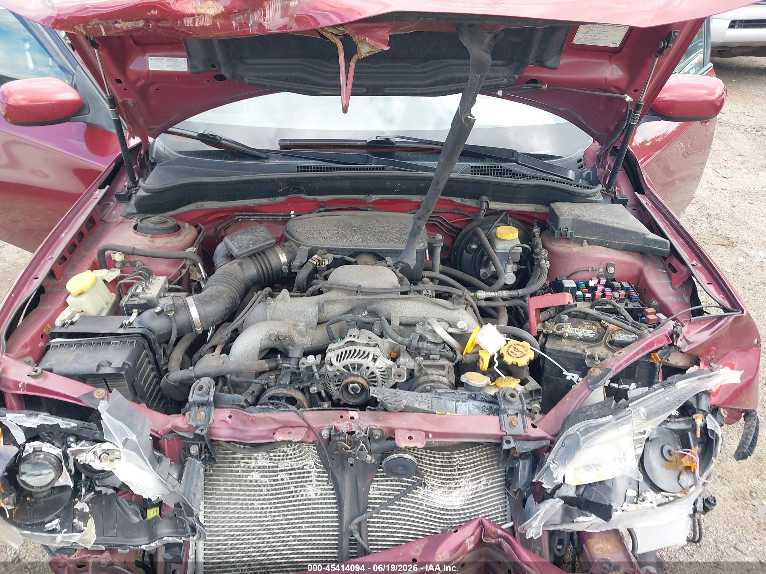 2011 Subaru Impreza 2.5i Premium Red vin: JF1GH6B63BH823477