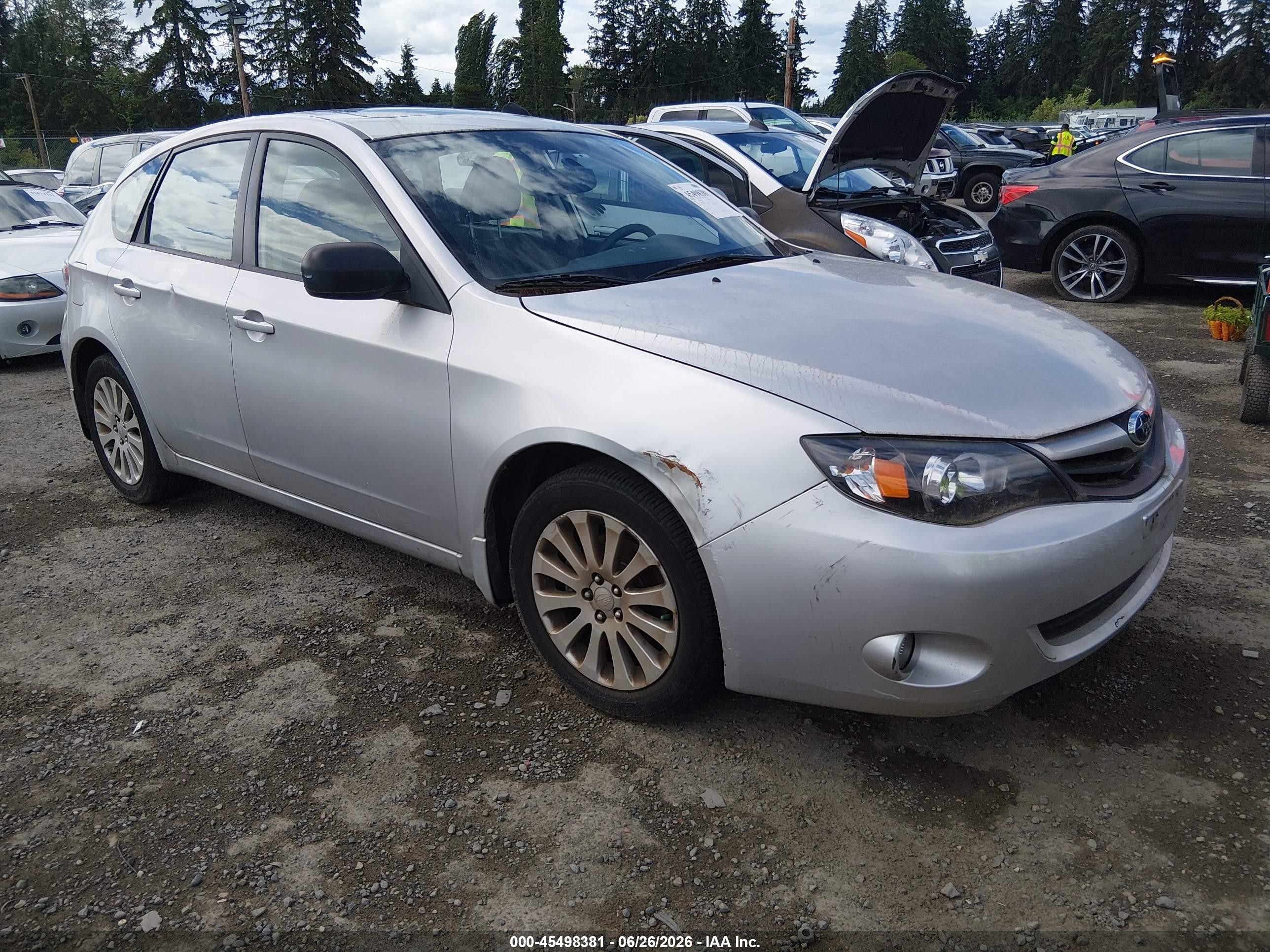 2010 Subaru Impreza 2.5i Premium Серебряный vin: JF1GH6B64AH819260