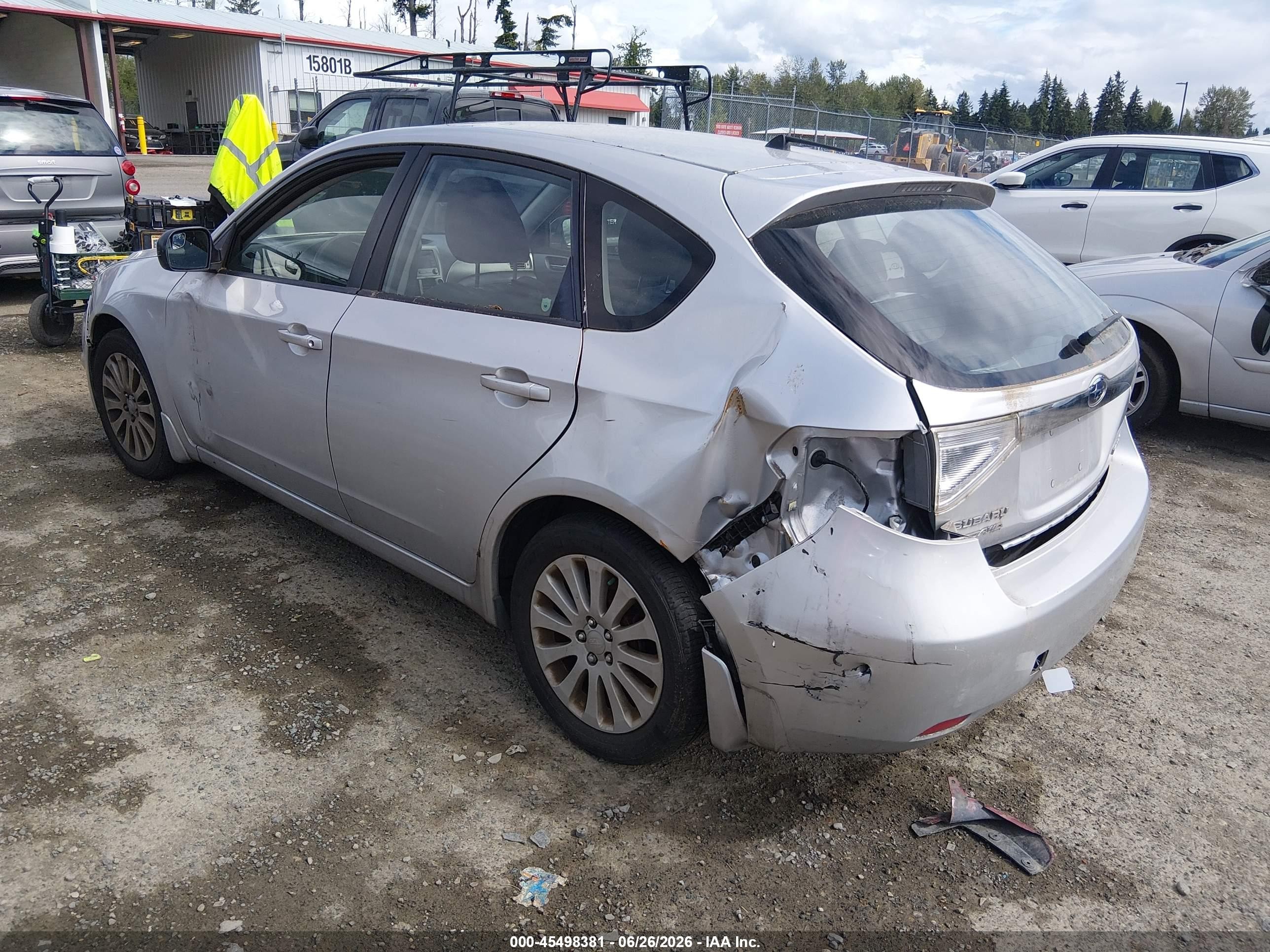 2010 Subaru Impreza 2.5i Premium Silver vin: JF1GH6B64AH819260