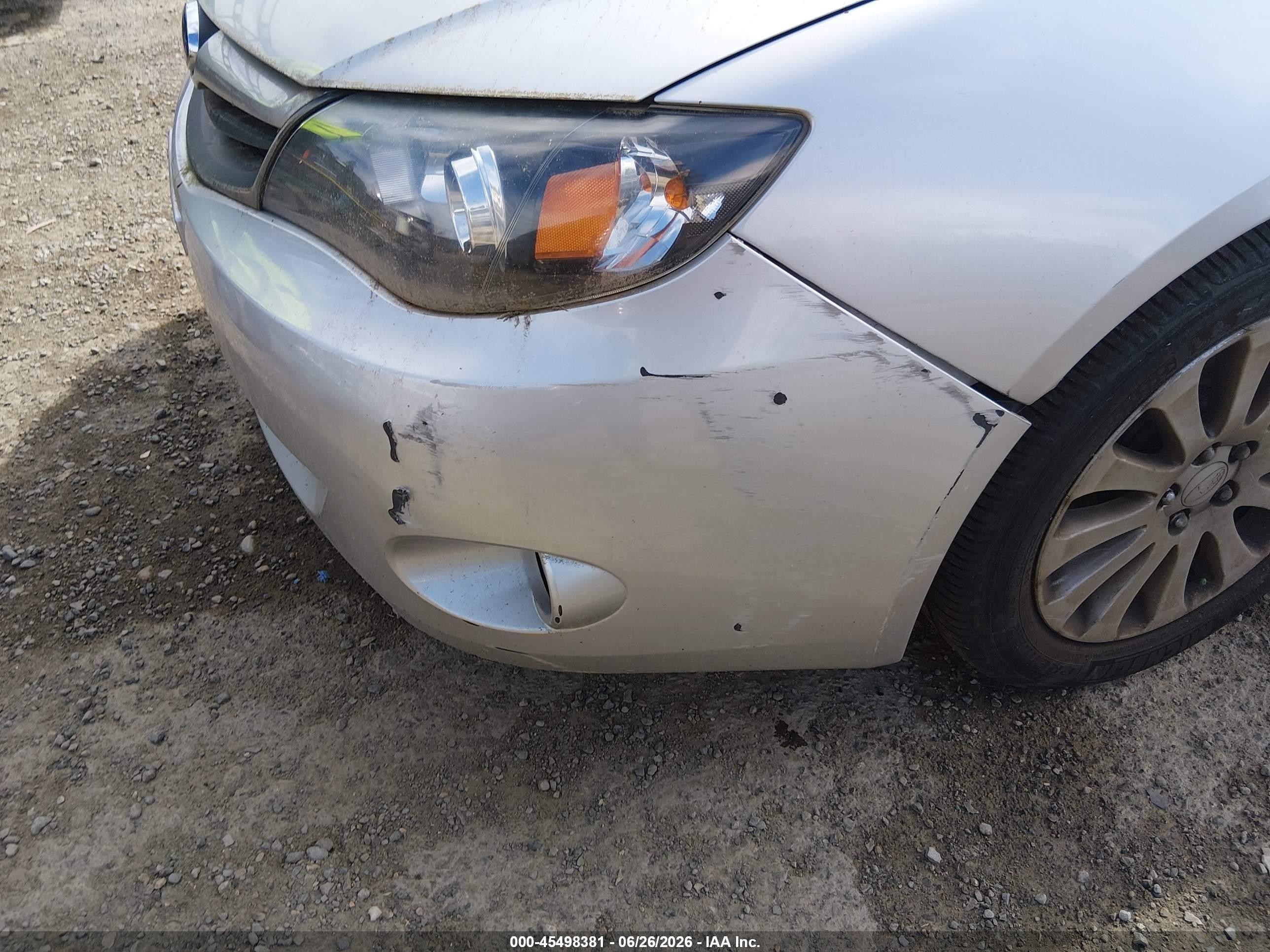 2010 Subaru Impreza 2.5i Premium Silver vin: JF1GH6B64AH819260