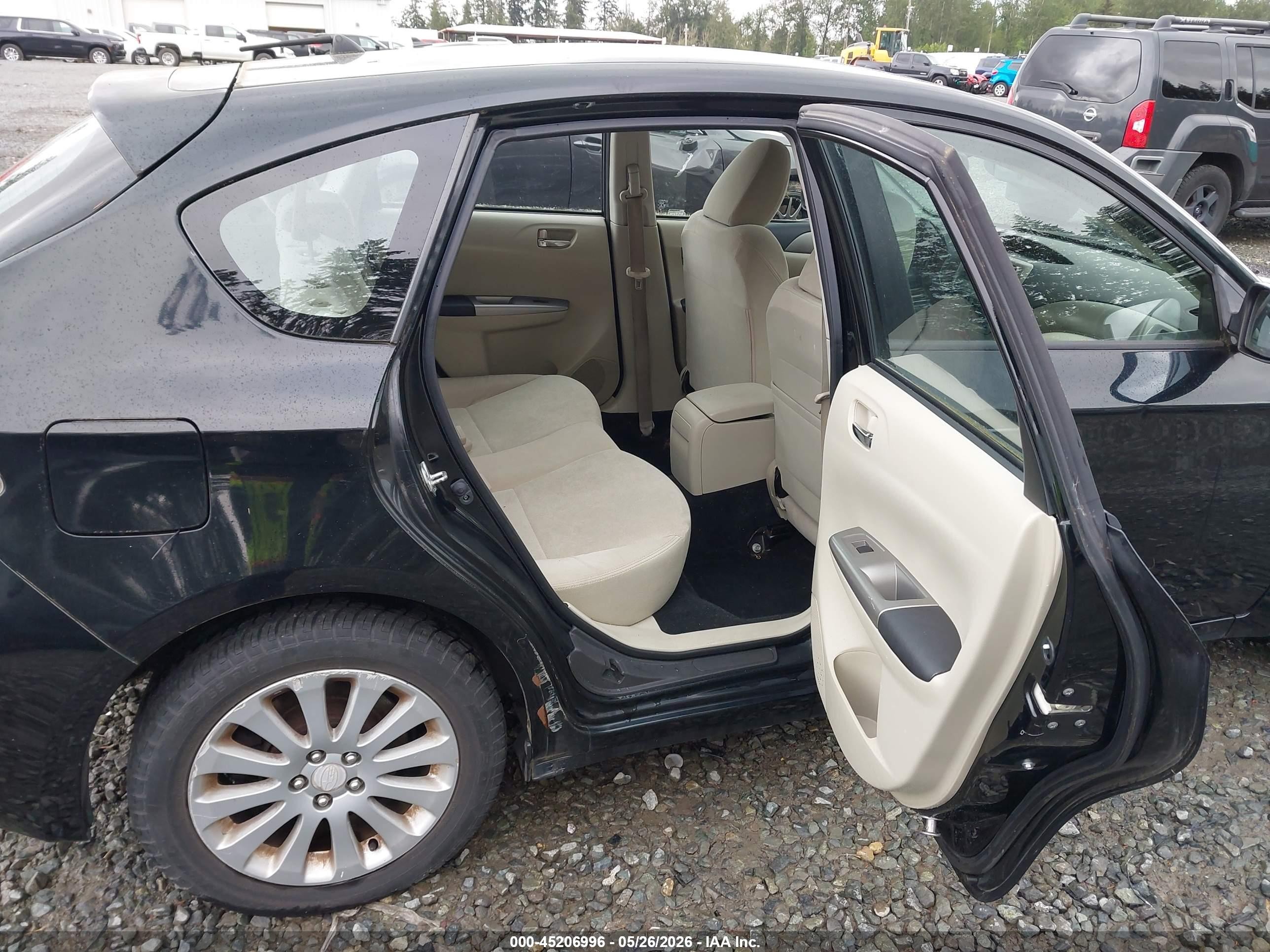 2010 Subaru Impreza 2.5i Premium Black vin: JF1GH6B64AH821154