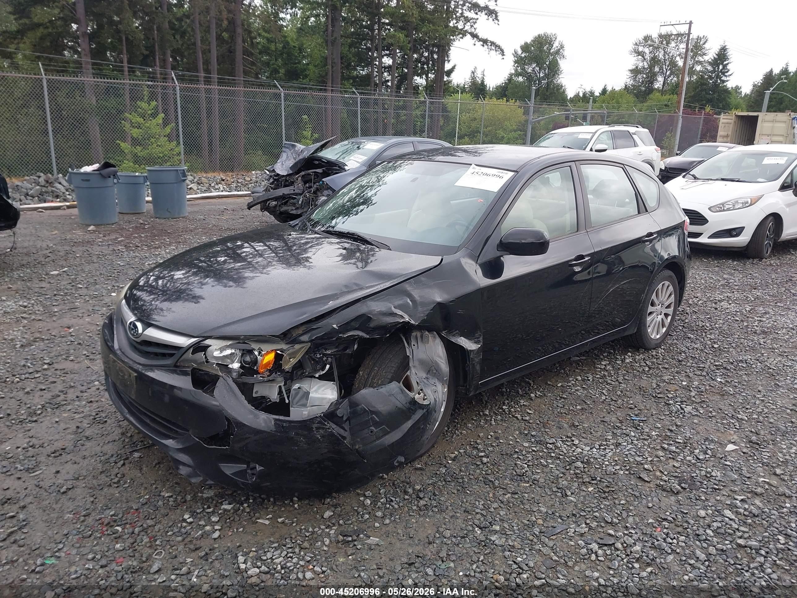 2010 Subaru Impreza 2.5i Premium Black vin: JF1GH6B64AH821154