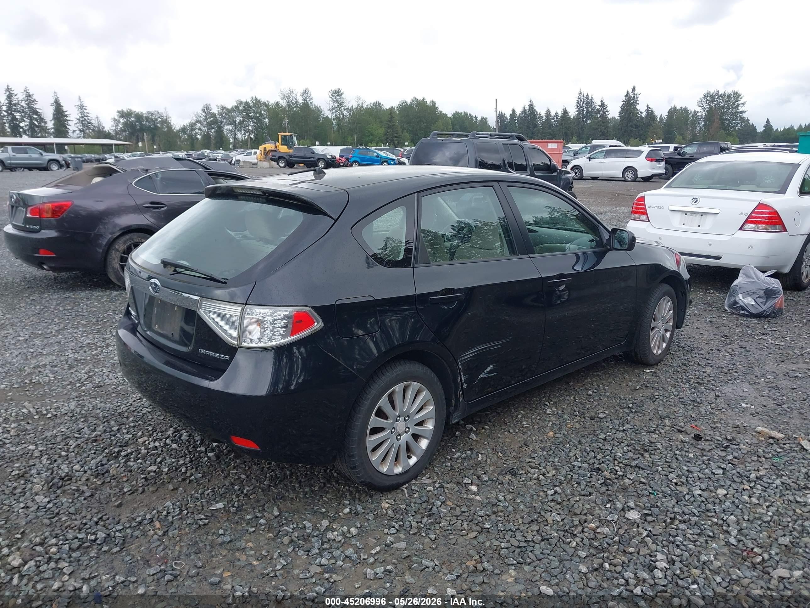 2010 Subaru Impreza 2.5i Premium Black vin: JF1GH6B64AH821154