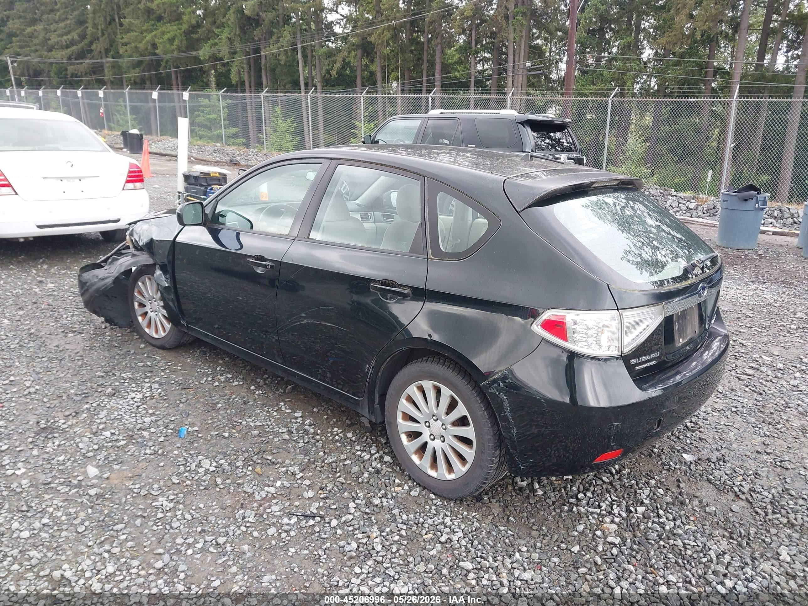 2010 Subaru Impreza 2.5i Premium Black vin: JF1GH6B64AH821154