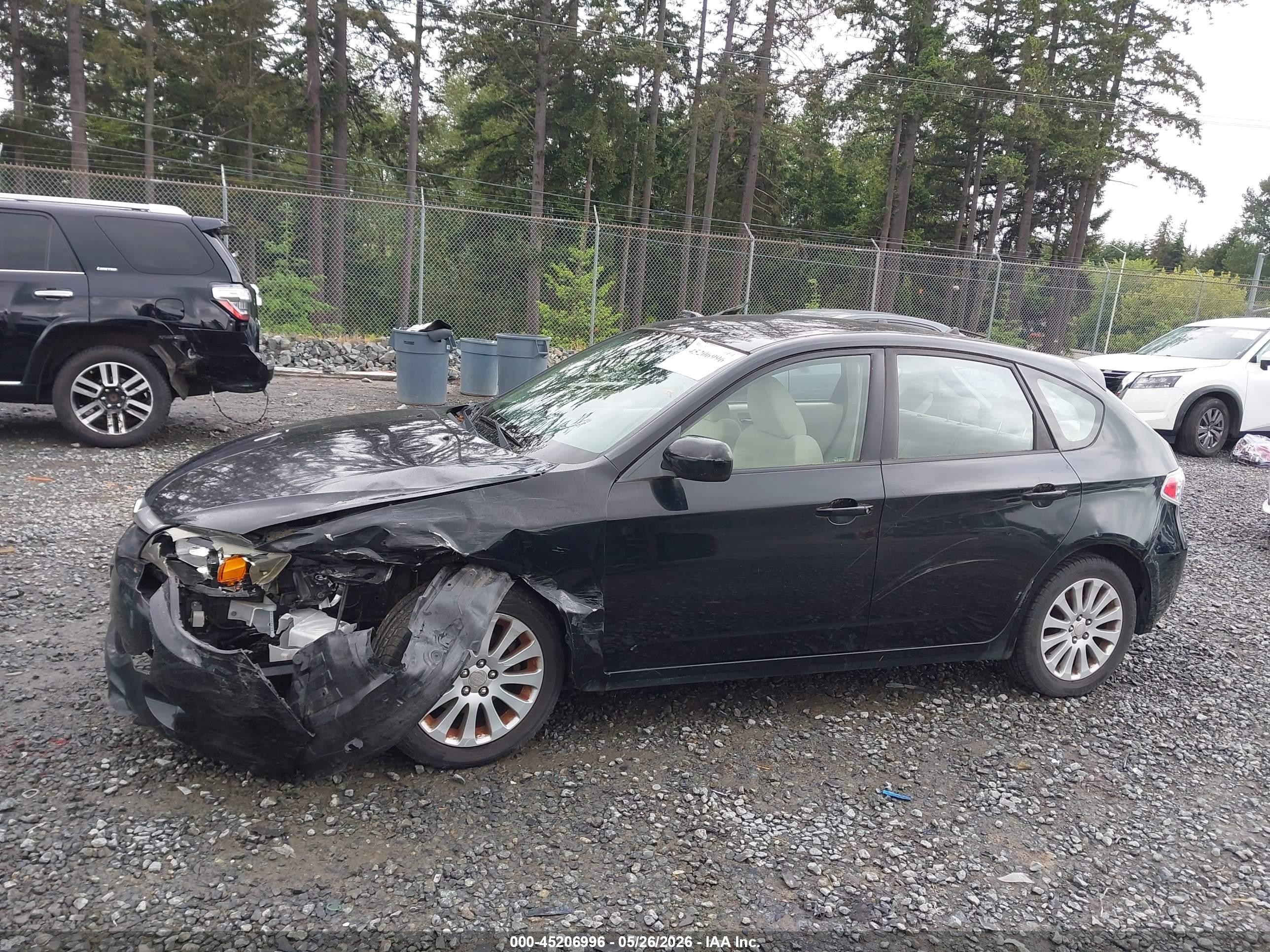 2010 Subaru Impreza 2.5i Premium Black vin: JF1GH6B64AH821154