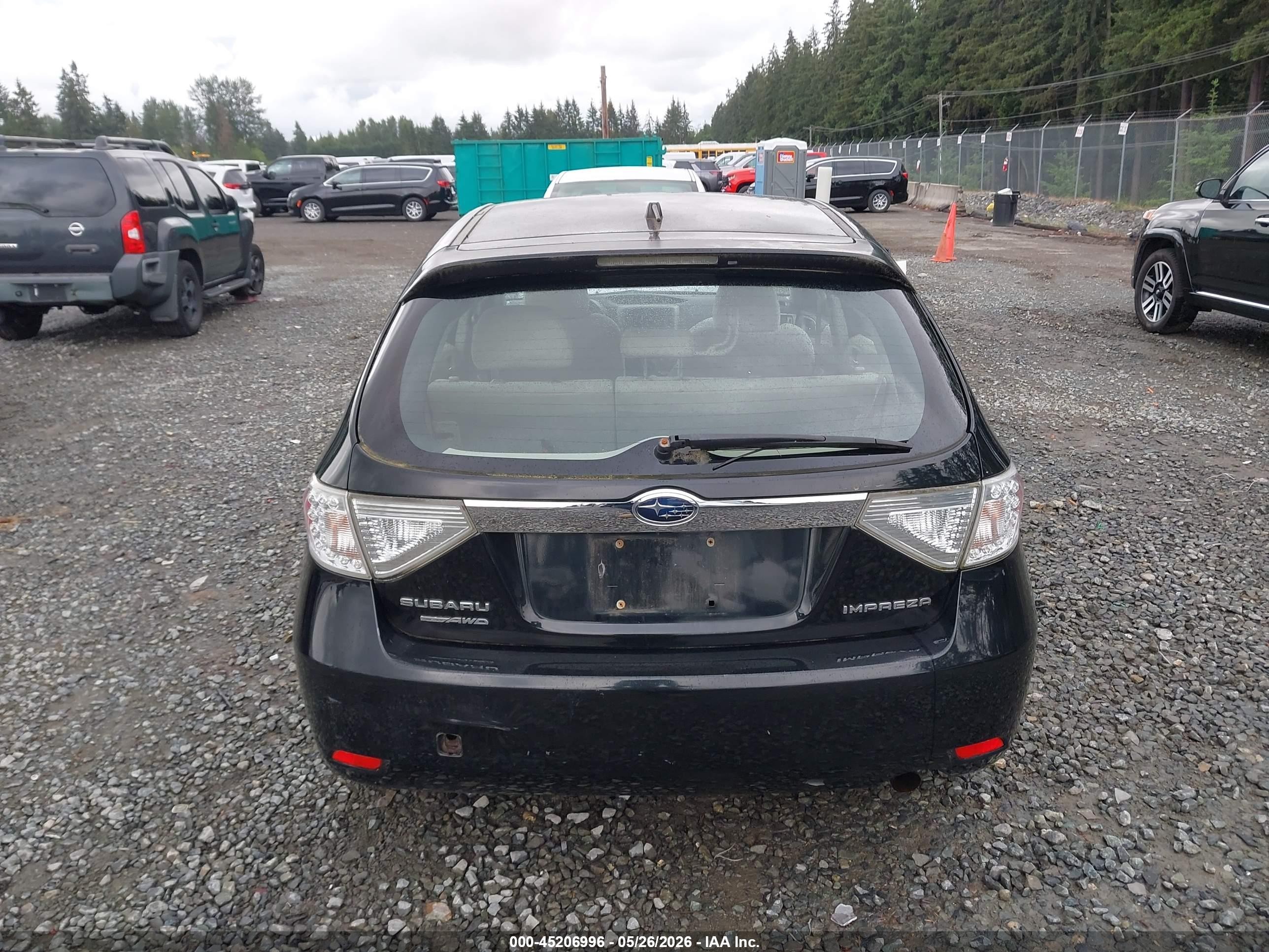 2010 Subaru Impreza 2.5i Premium Black vin: JF1GH6B64AH821154
