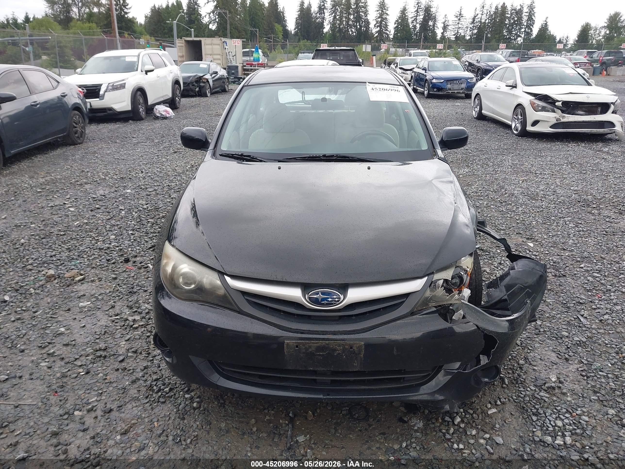 2010 Subaru Impreza 2.5i Premium Black vin: JF1GH6B64AH821154