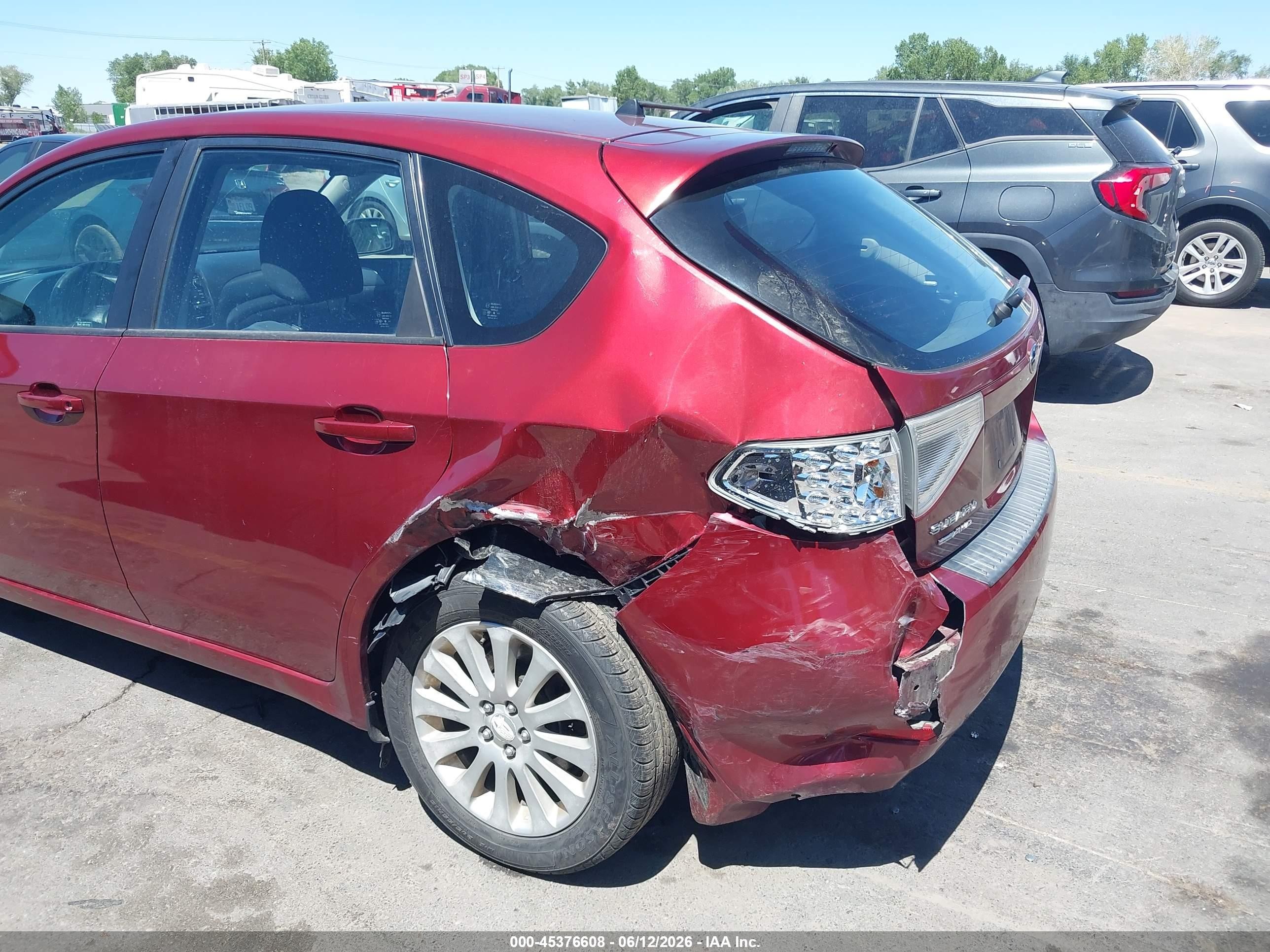 2011 Subaru Impreza 2.5i Premium Красный vin: JF1GH6B64BH807840