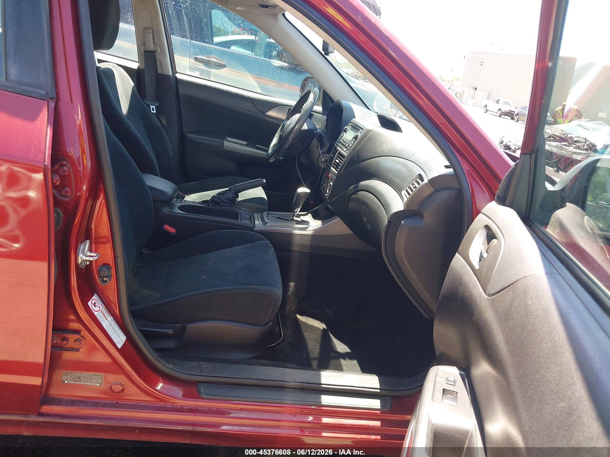 2011 Subaru Impreza 2.5i Premium Красный vin: JF1GH6B64BH807840