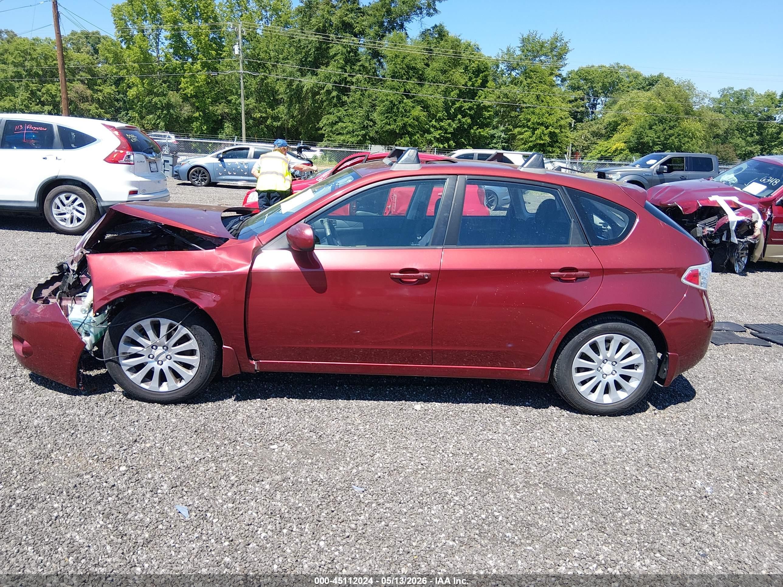 2011 Subaru Impreza 2.5i Premium Red vin: JF1GH6B64BH825948