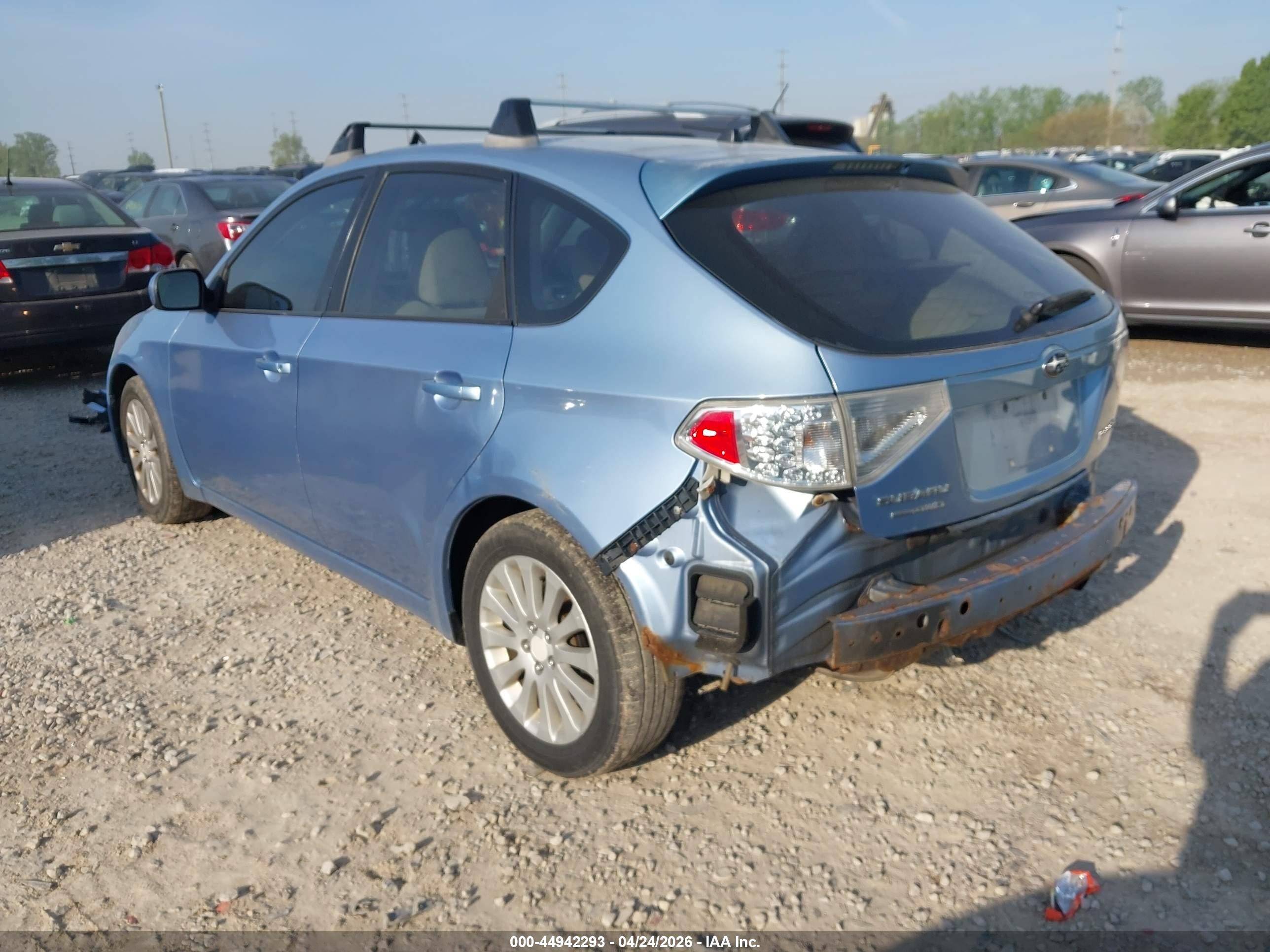 2011 Subaru Impreza 2.5i Premium Light Blue vin: JF1GH6B64BH827263