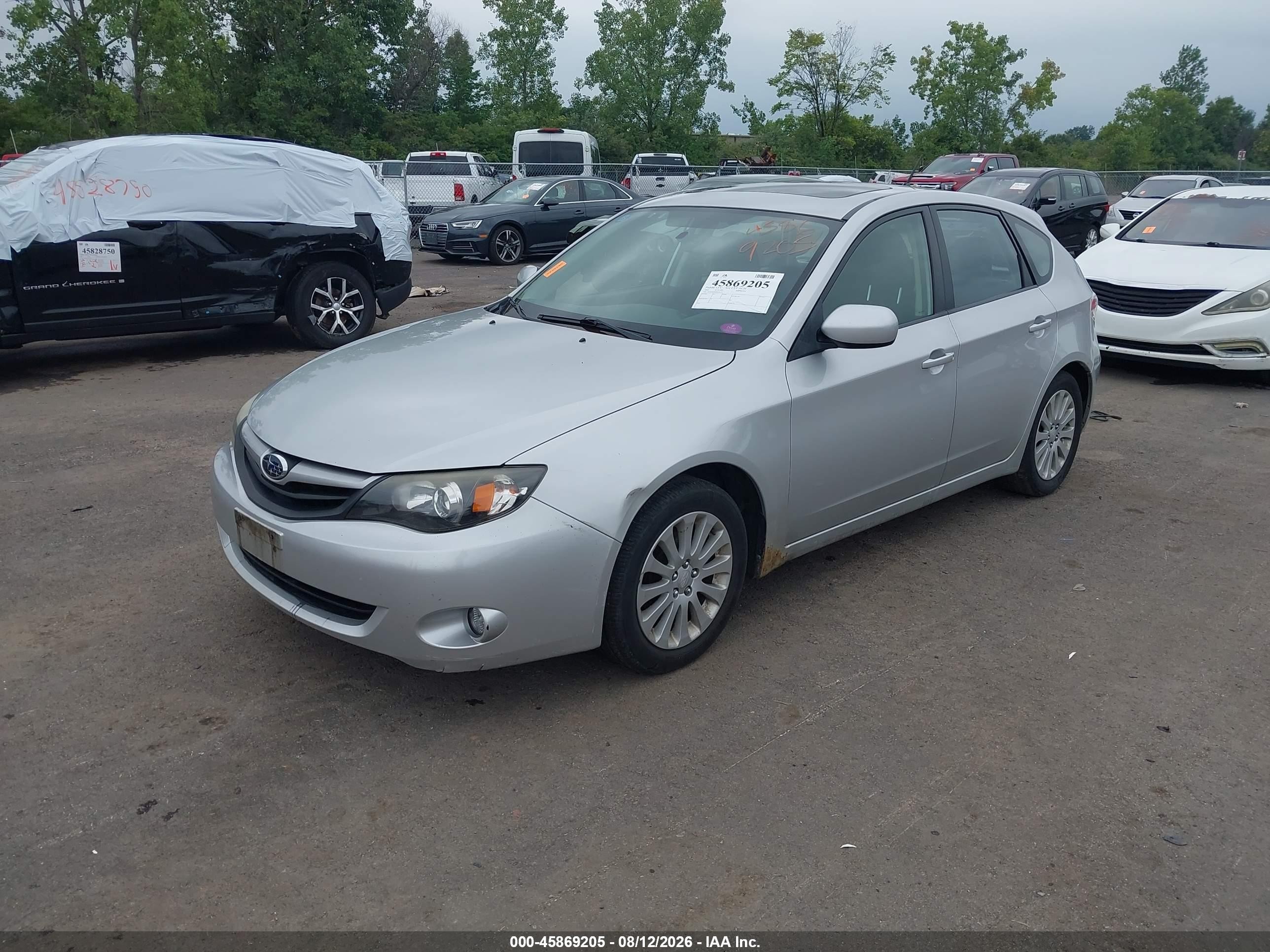 2011 Subaru Impreza 2.5i Premium Серебряный vin: JF1GH6B66BH810271