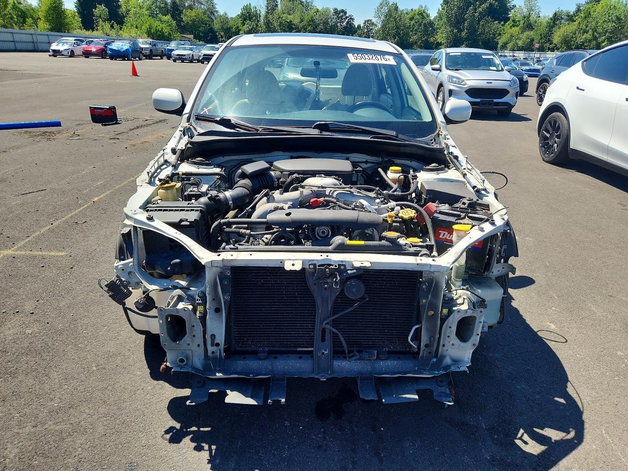 2010 Subaru Impreza 2.5i Premium Белый vin: JF1GH6B68AH817253