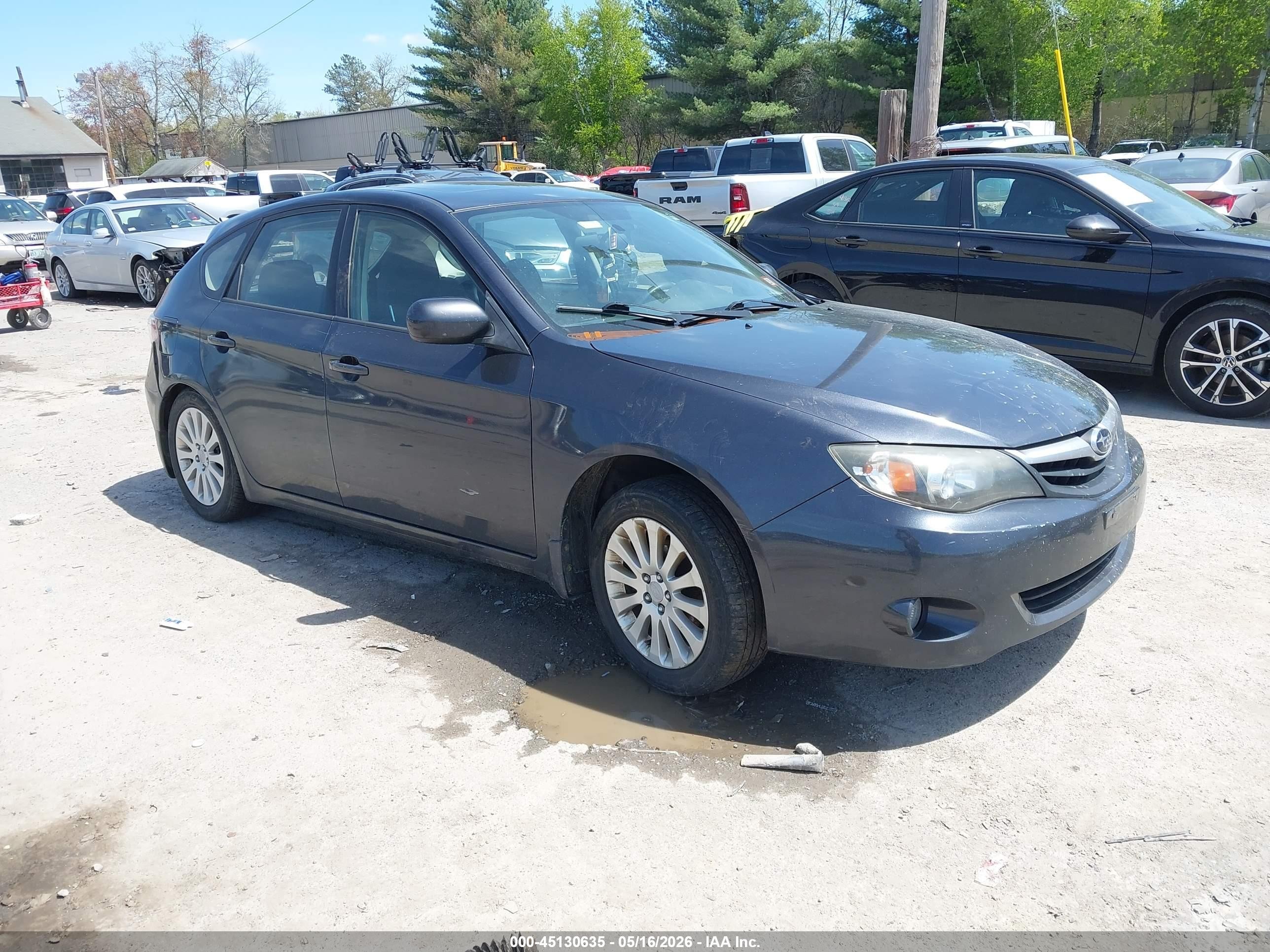 2010 Subaru Impreza 2.5i Premium Gray vin: JF1GH6B69AH808187
