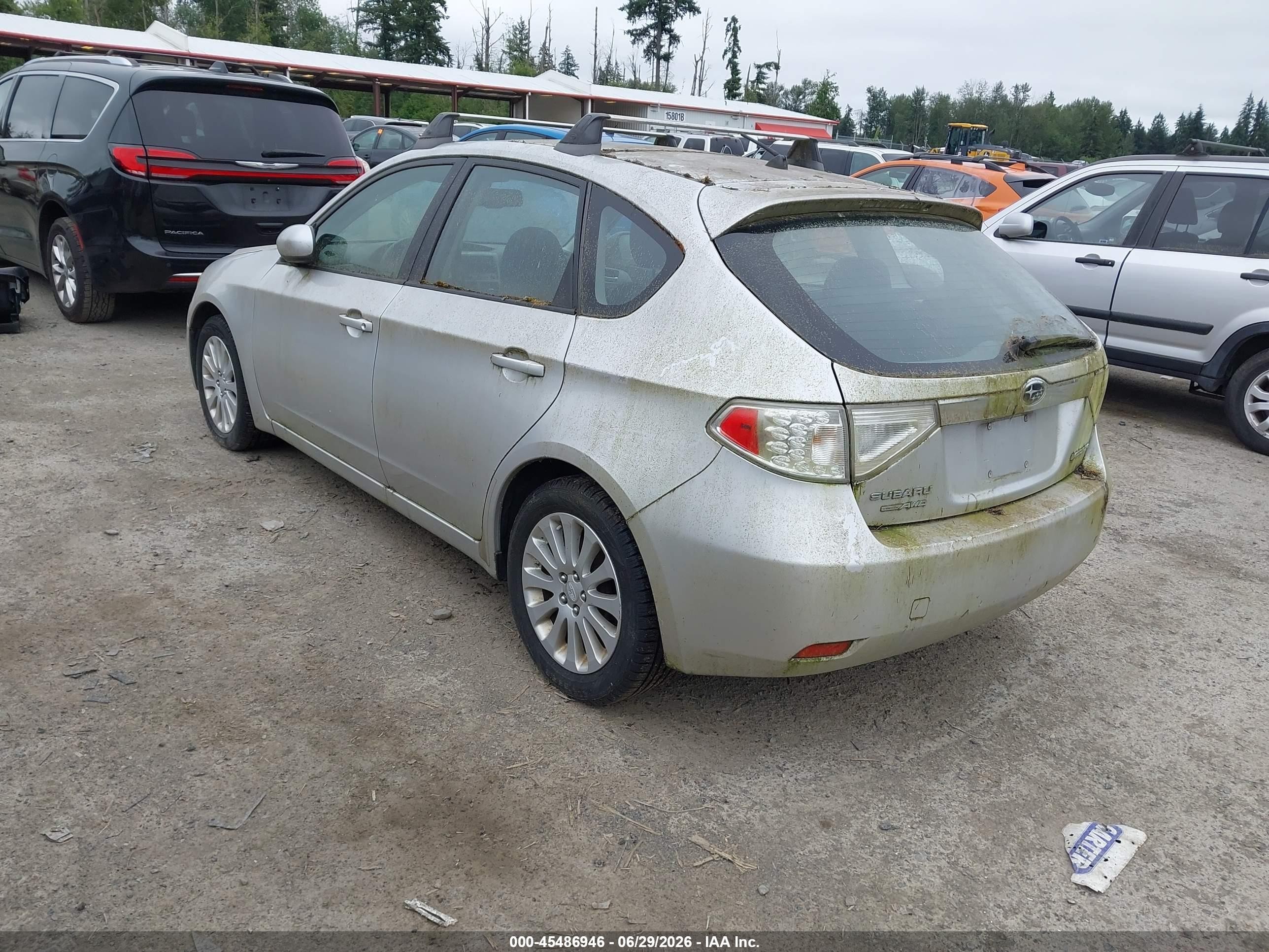 2010 Subaru Impreza 2.5i Premium Серебряный vin: JF1GH6B69AH808366