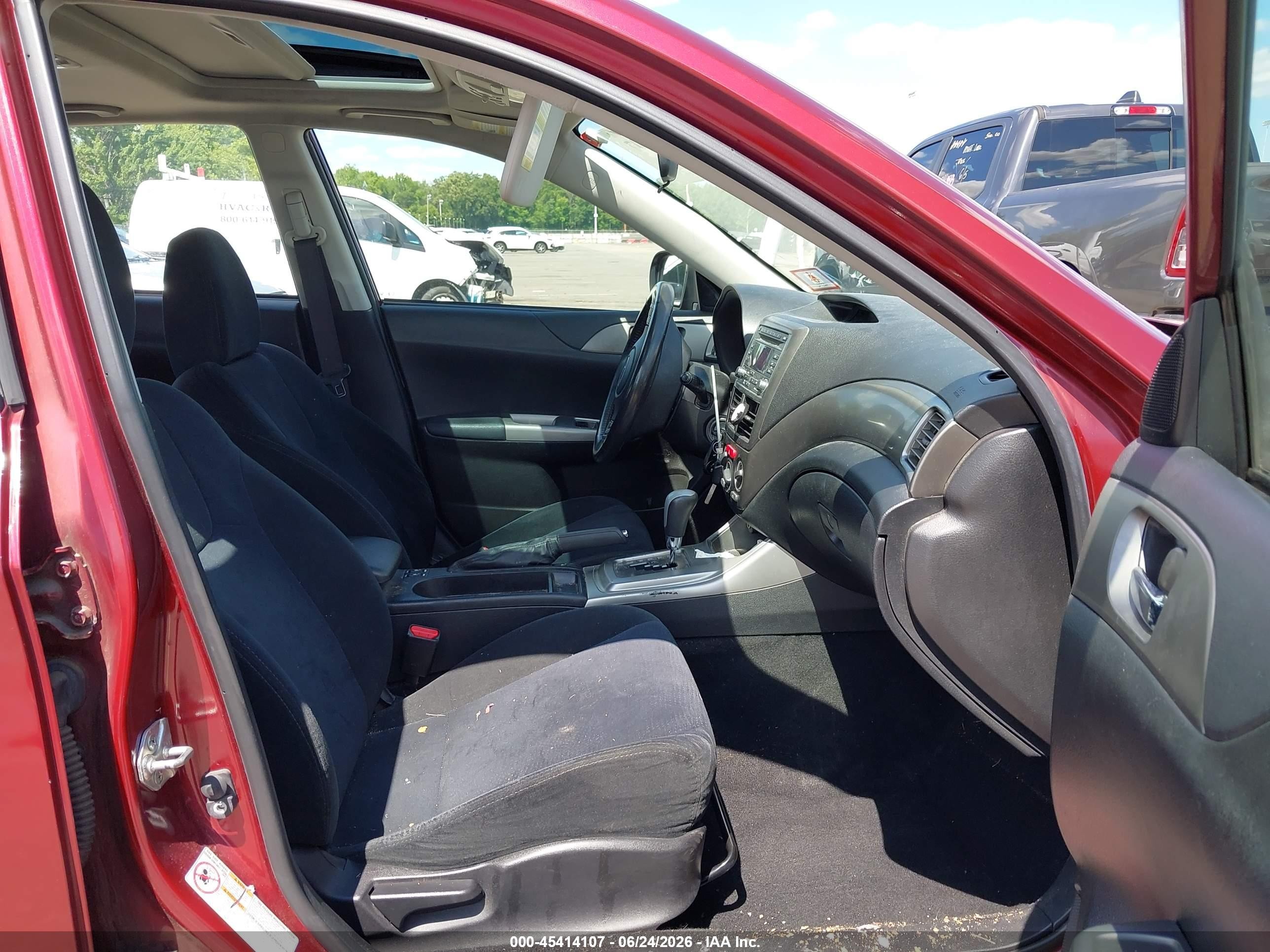 2010 Subaru Impreza 2.5i Premium Красный vin: JF1GH6B69AH822221