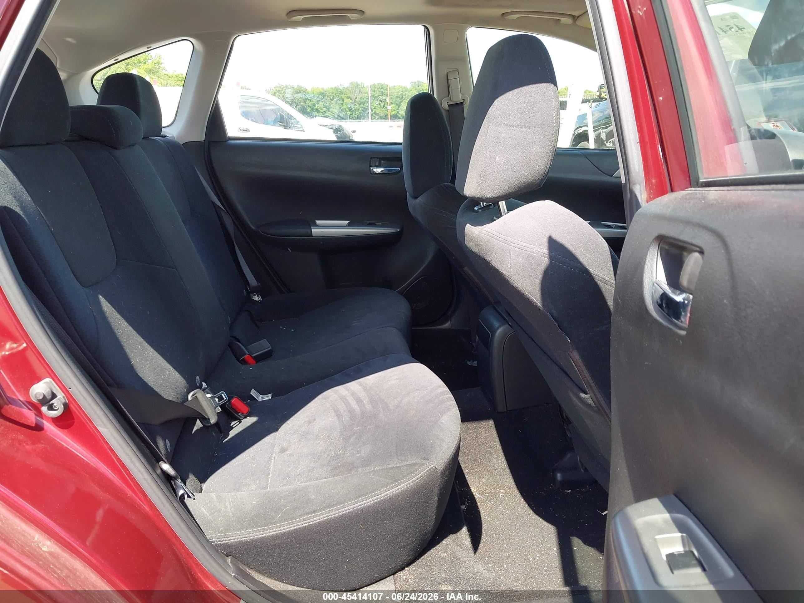 2010 Subaru Impreza 2.5i Premium Красный vin: JF1GH6B69AH822221