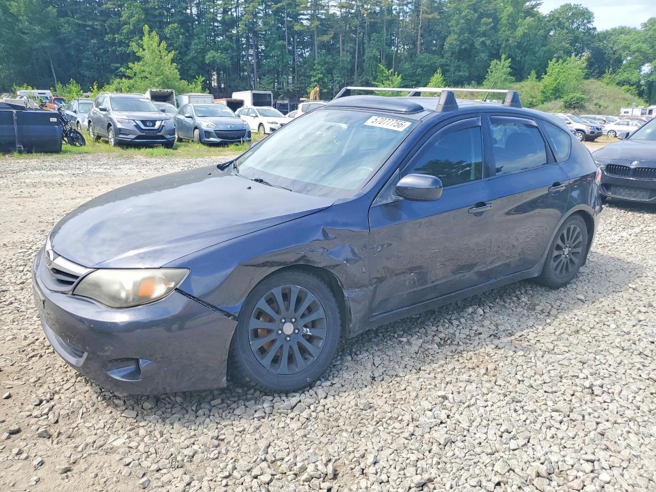 2010 Subaru Impreza 2.5i Premium Black vin: JF1GH6B69AH828472