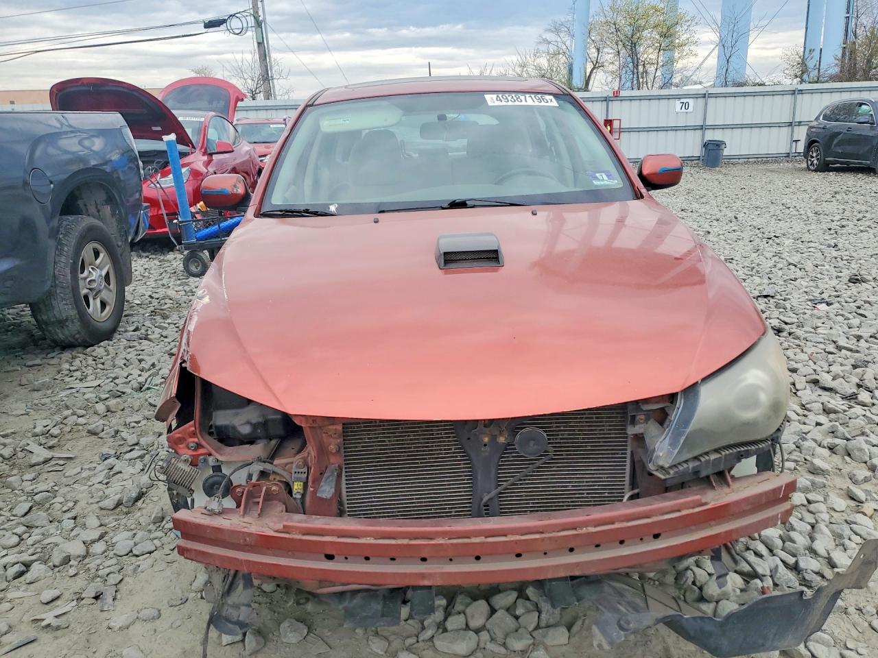 2011 Subaru Impreza 2.5i Premium Maroon vin: JF1GH6B69BH801757