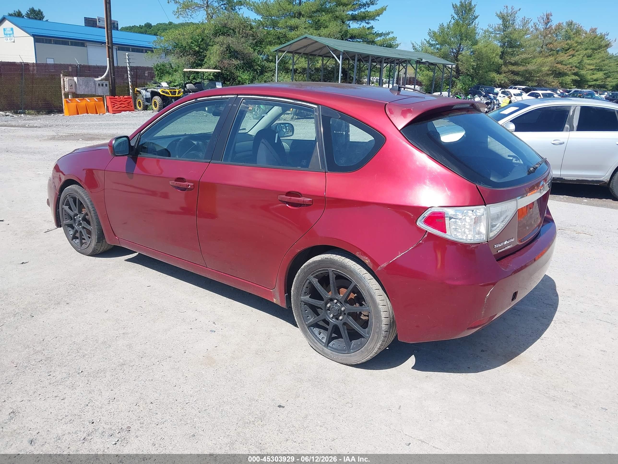2010 Subaru Impreza 2.5i Premium Red vin: JF1GH6B6XAH820946