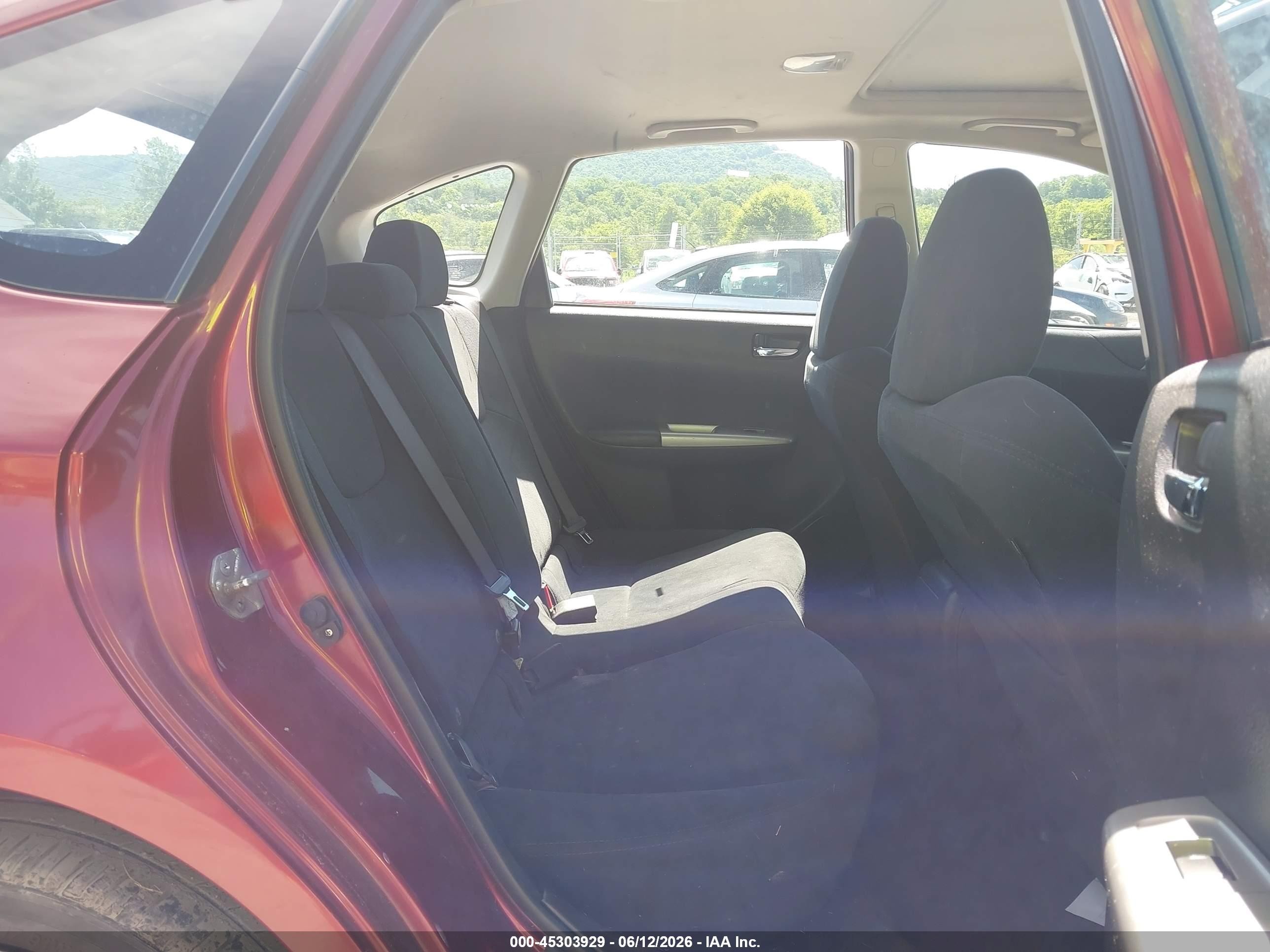 2010 Subaru Impreza 2.5i Premium Red vin: JF1GH6B6XAH820946