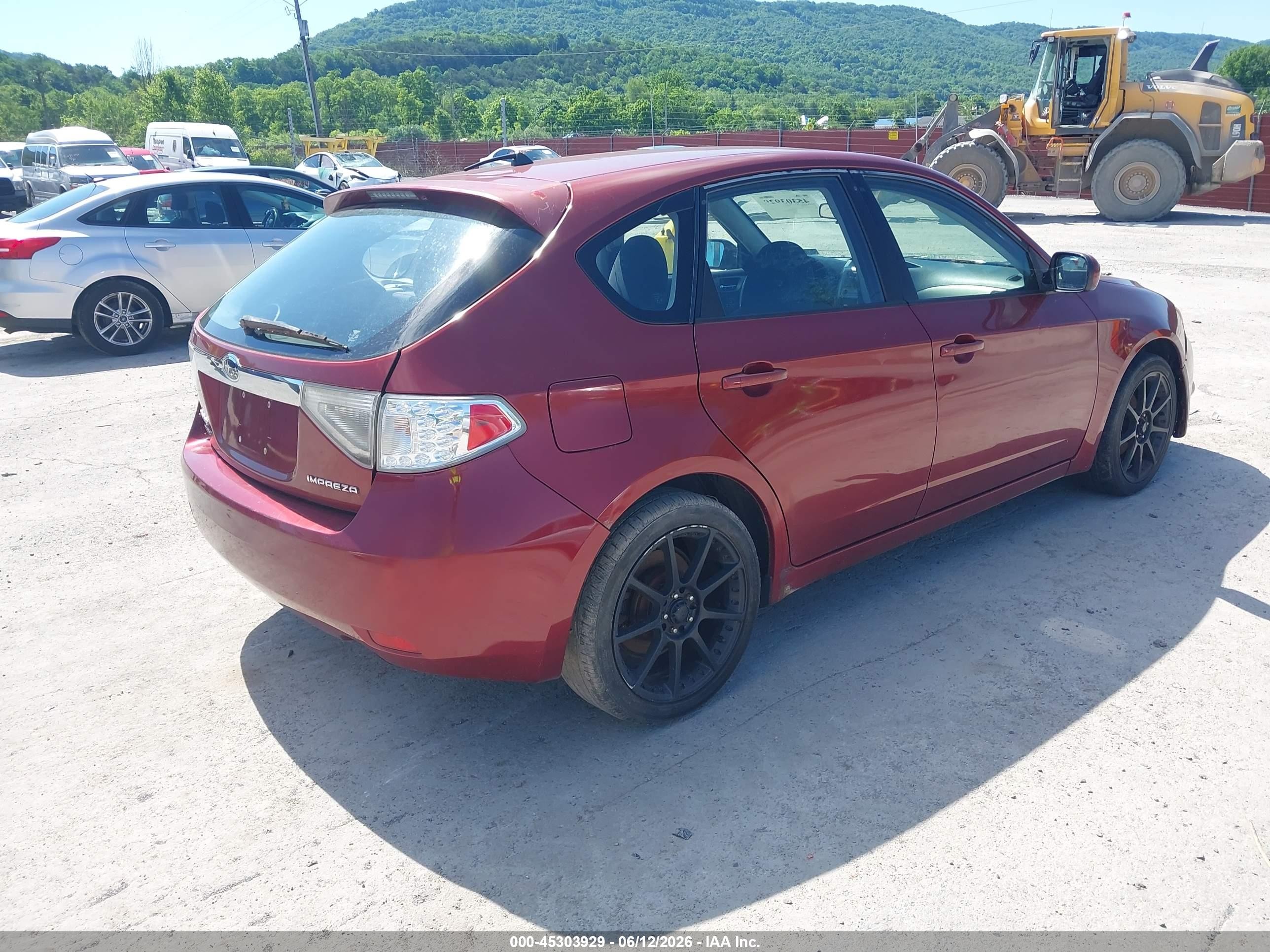 2010 Subaru Impreza 2.5i Premium Red vin: JF1GH6B6XAH820946