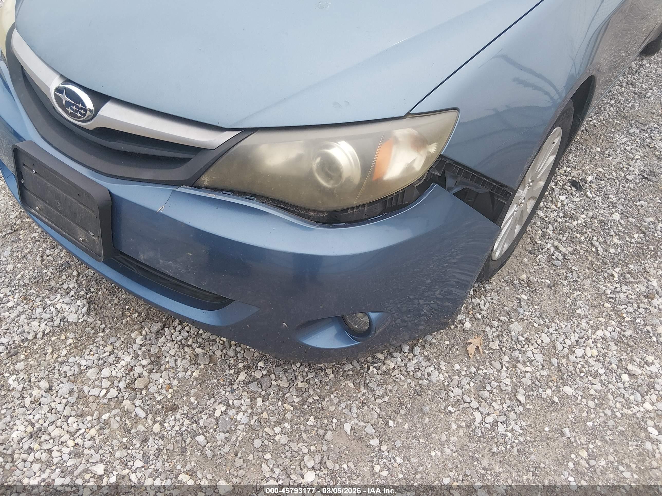 2010 Subaru Impreza 2.5i Premium Blue vin: JF1GH6B6XAH826598
