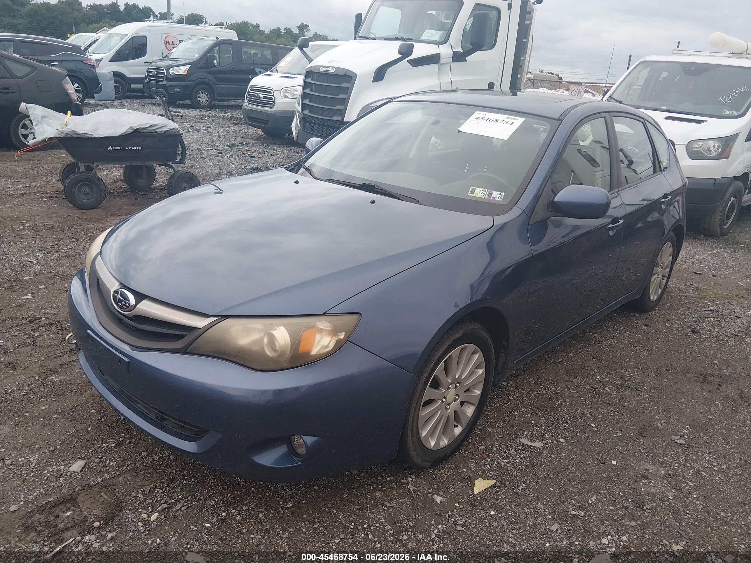 2011 Subaru Impreza 2.5i Premium Синий vin: JF1GH6B6XBH802822