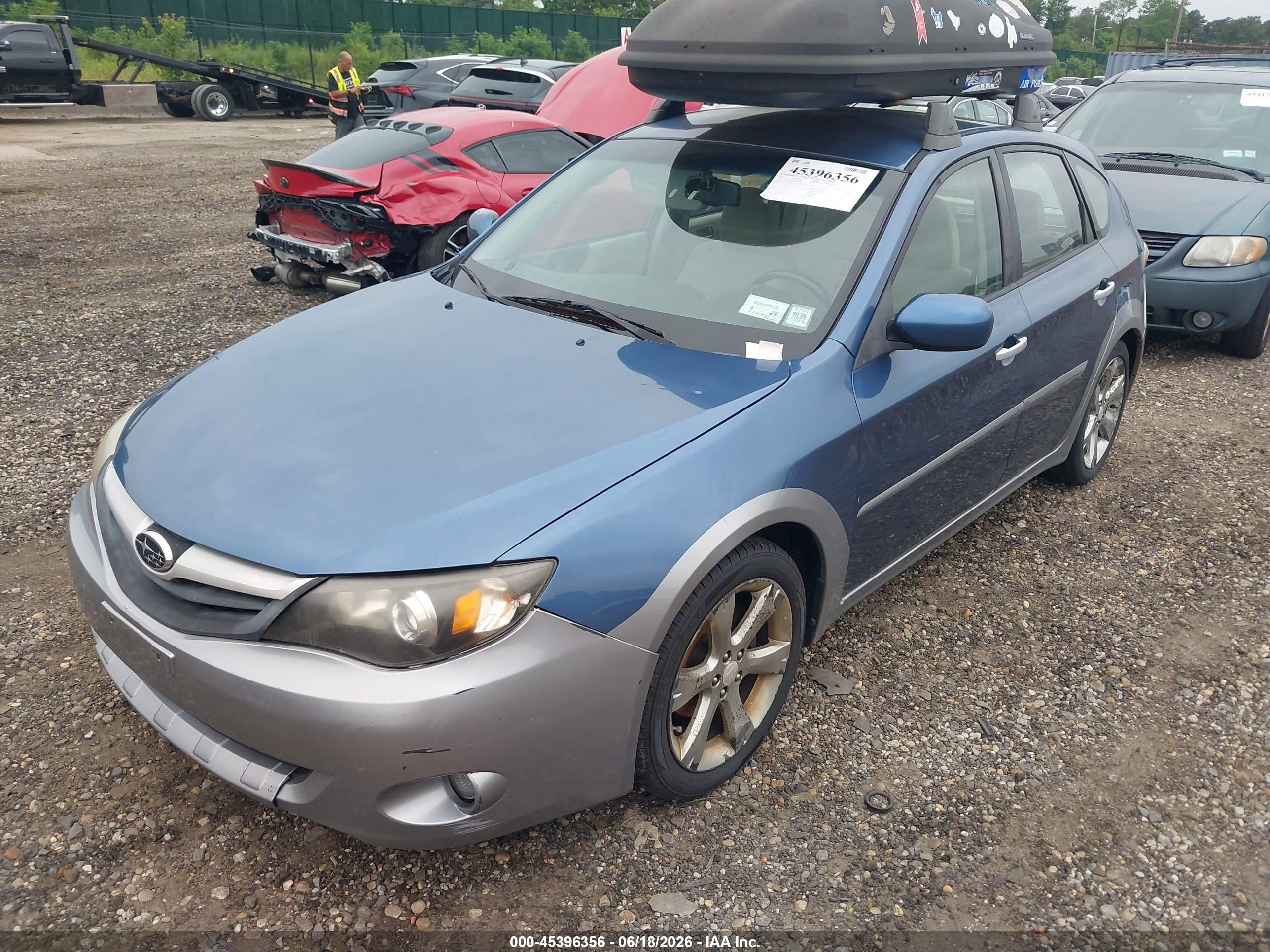 2010 Subaru Impreza Outback Sport   Blue vin: JF1GH6D60AH814103