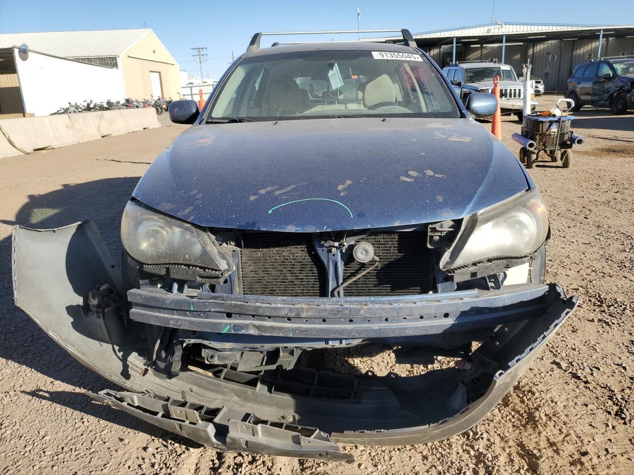 2010 Subaru Impreza Outback Sport Blue vin: JF1GH6D60AH821391
