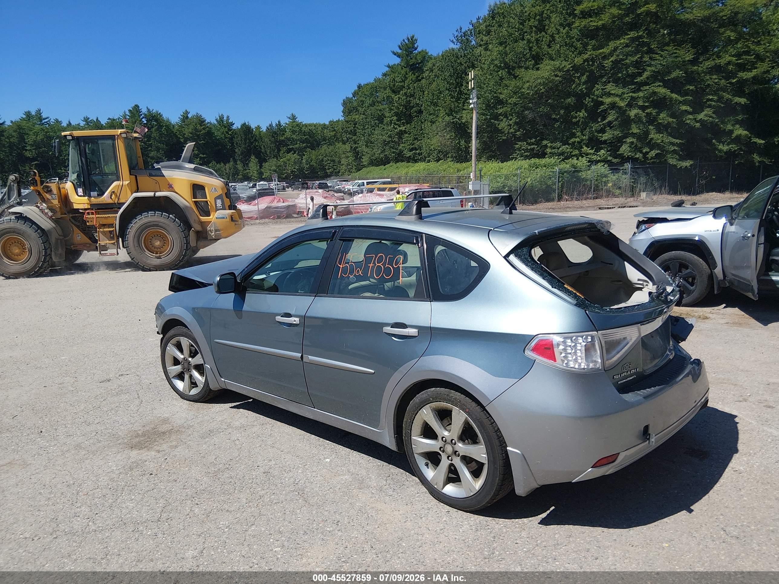 2010 Subaru Impreza Outback Sport   Blue vin: JF1GH6D61AH806804