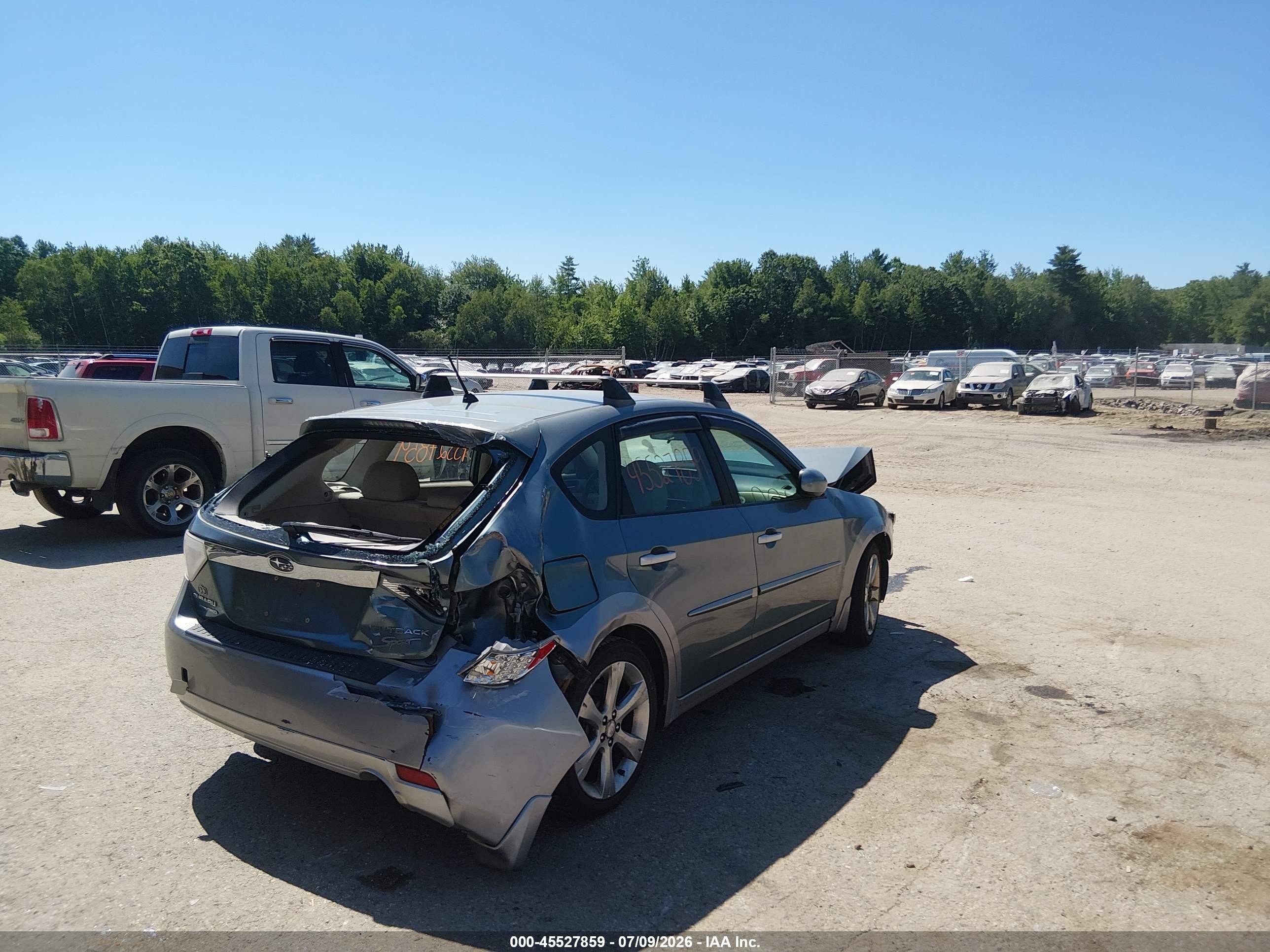 2010 Subaru Impreza Outback Sport   Blue vin: JF1GH6D61AH806804