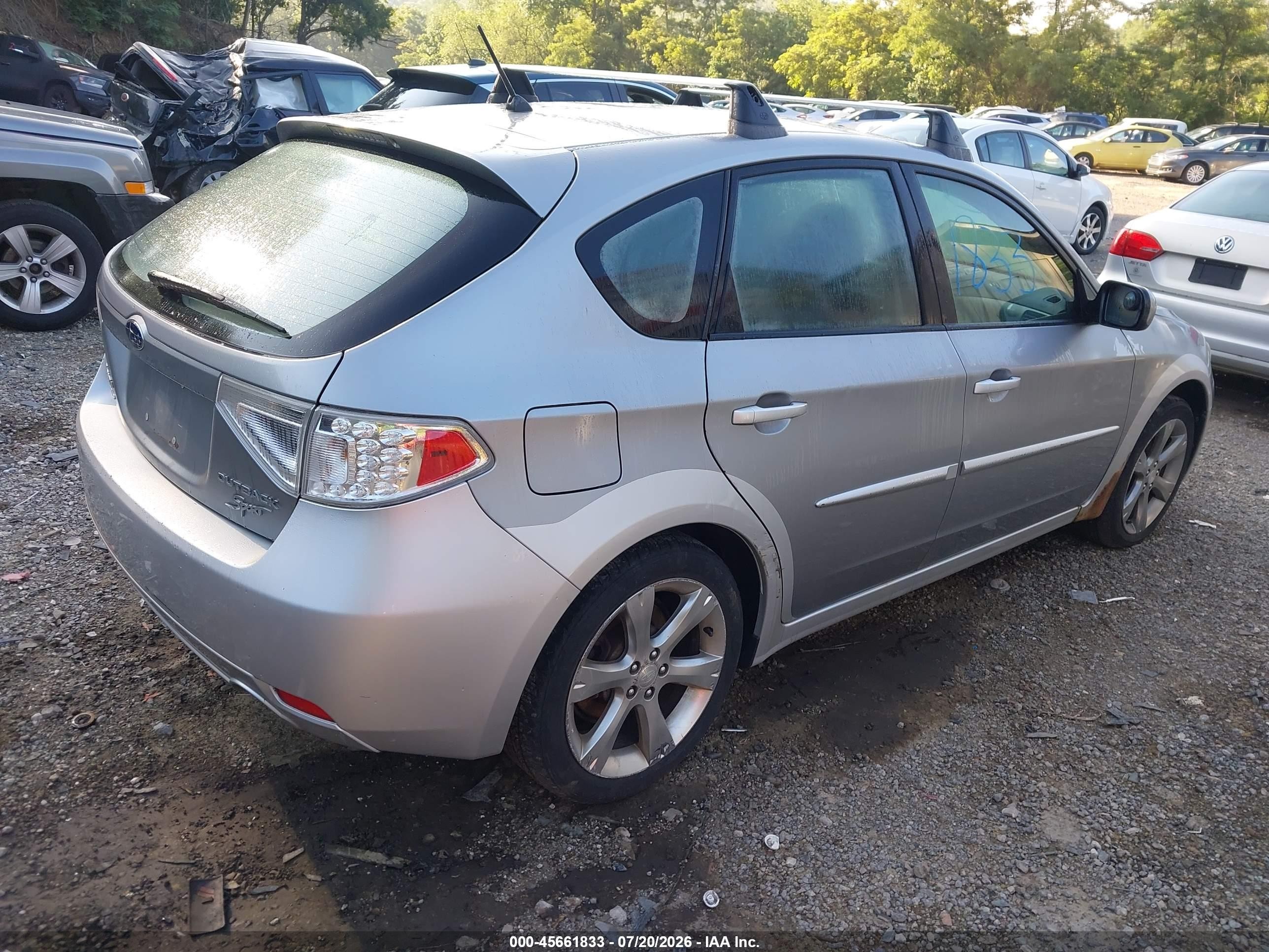 2011 Subaru Impreza Outback Sport   Silver vin: JF1GH6D61BH803662