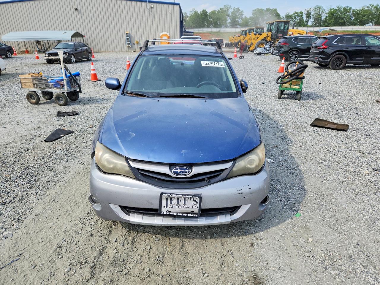 2011 Subaru Impreza Outback Sport Blue vin: JF1GH6D61BH803693