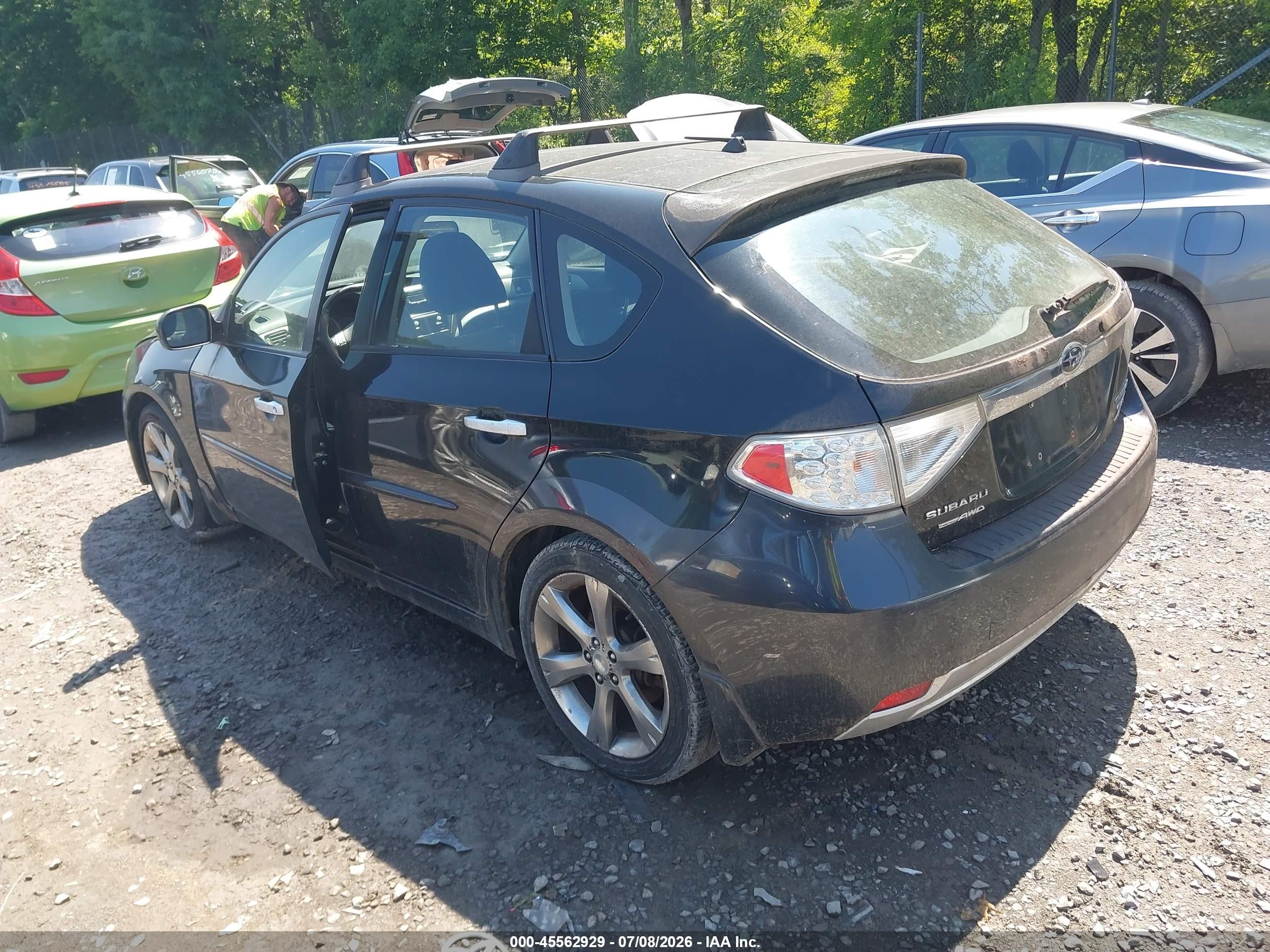2010 Subaru Impreza Outback Sport   Black vin: JF1GH6D62AH803541