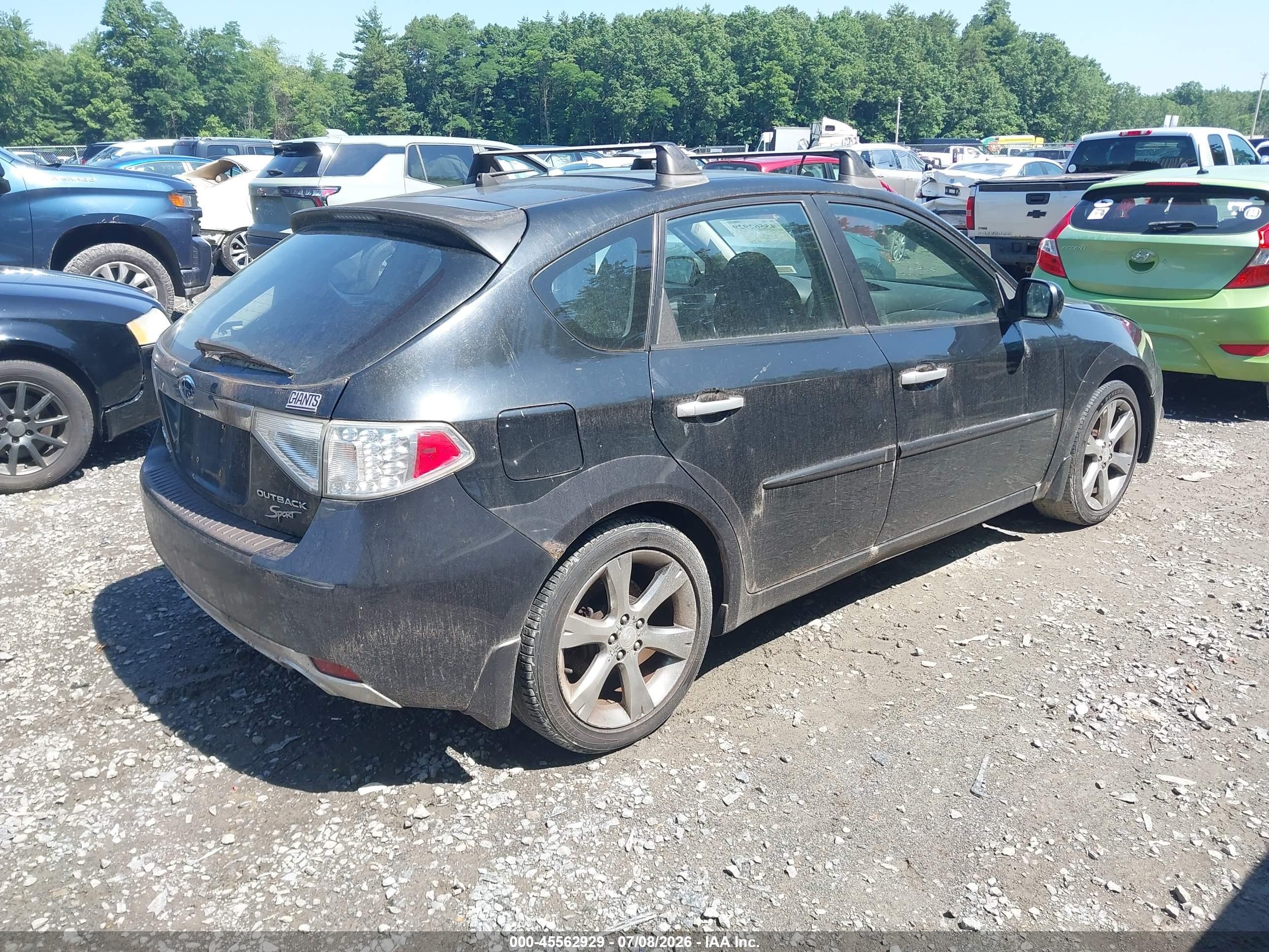 2010 Subaru Impreza Outback Sport   Black vin: JF1GH6D62AH803541