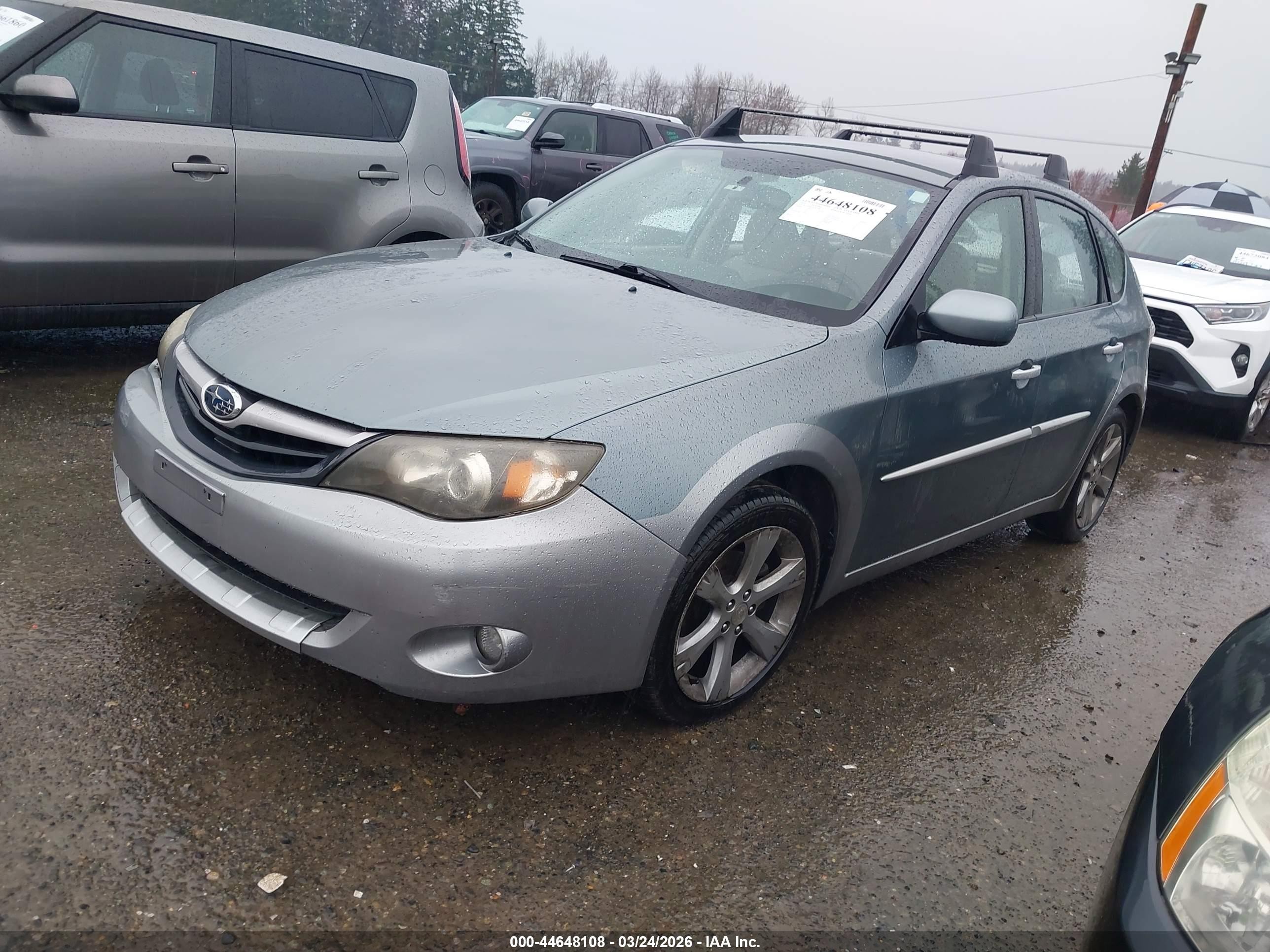 2010 Subaru Impreza Outback Sport   Light Blue vin: JF1GH6D62AH825796