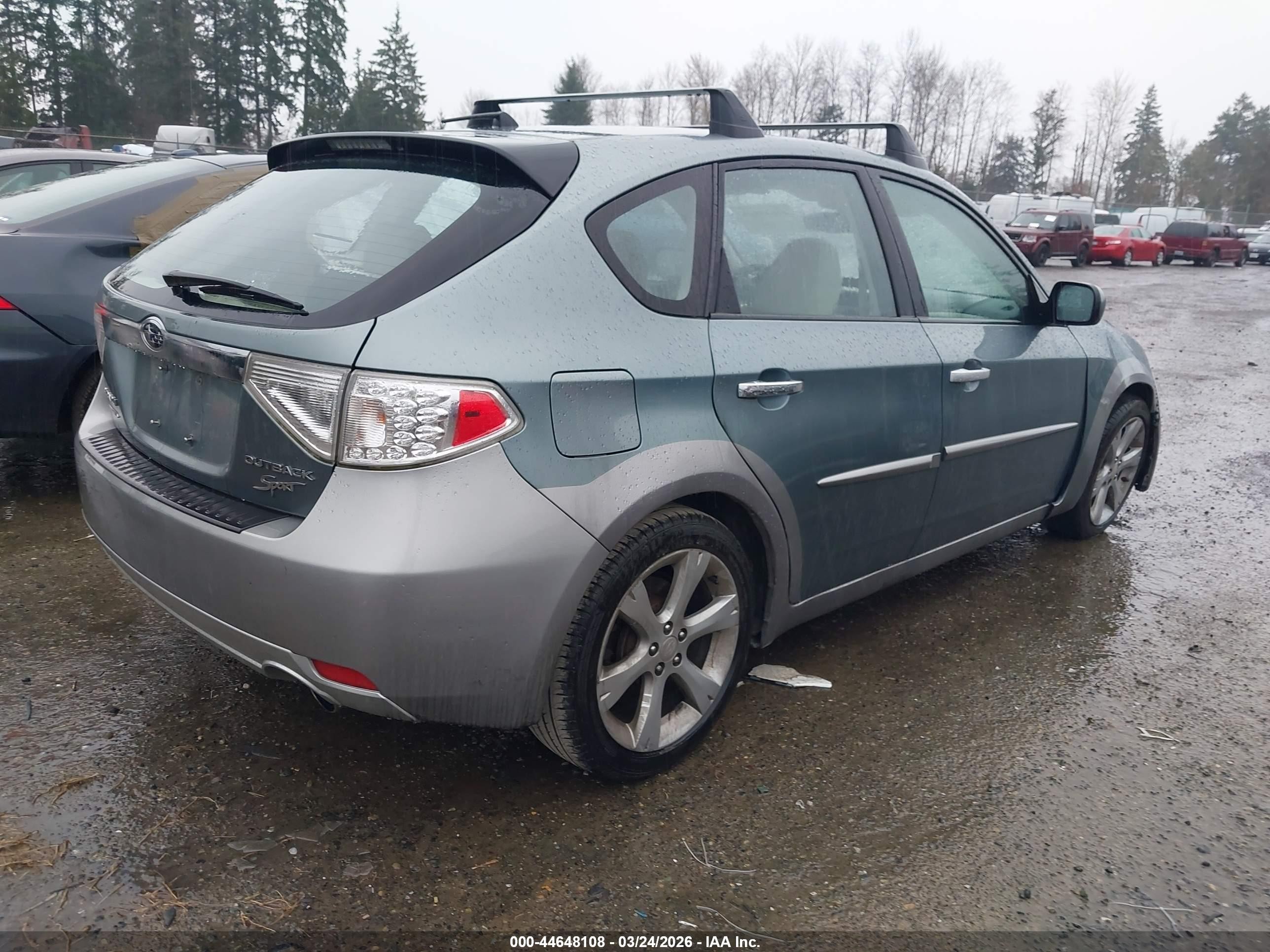 2010 Subaru Impreza Outback Sport   Light Blue vin: JF1GH6D62AH825796
