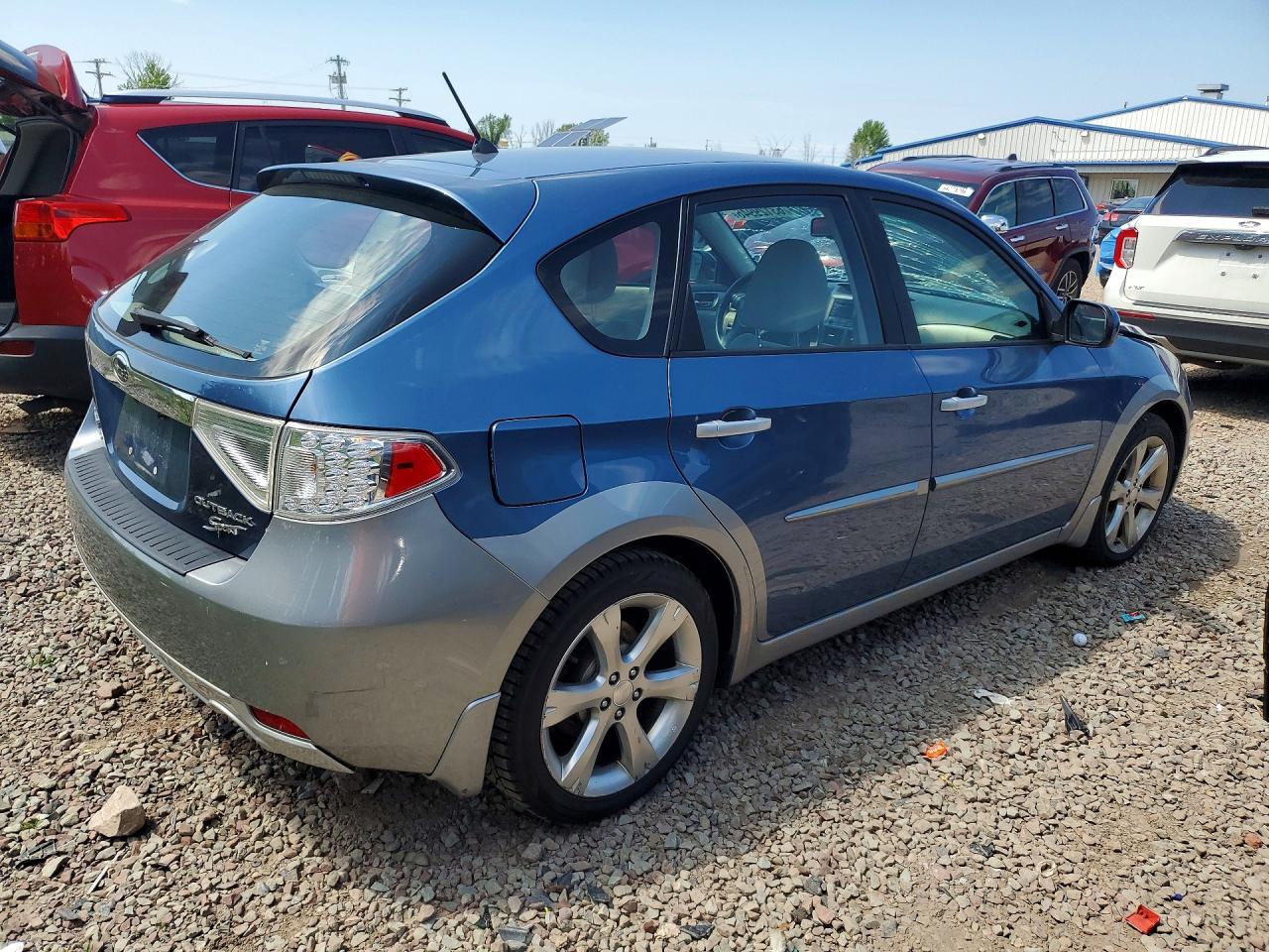 2010 Subaru Impreza Outback Sport Blue vin: JF1GH6D62AH827452