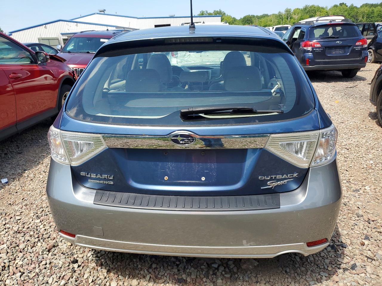 2010 Subaru Impreza Outback Sport Blue vin: JF1GH6D62AH827452