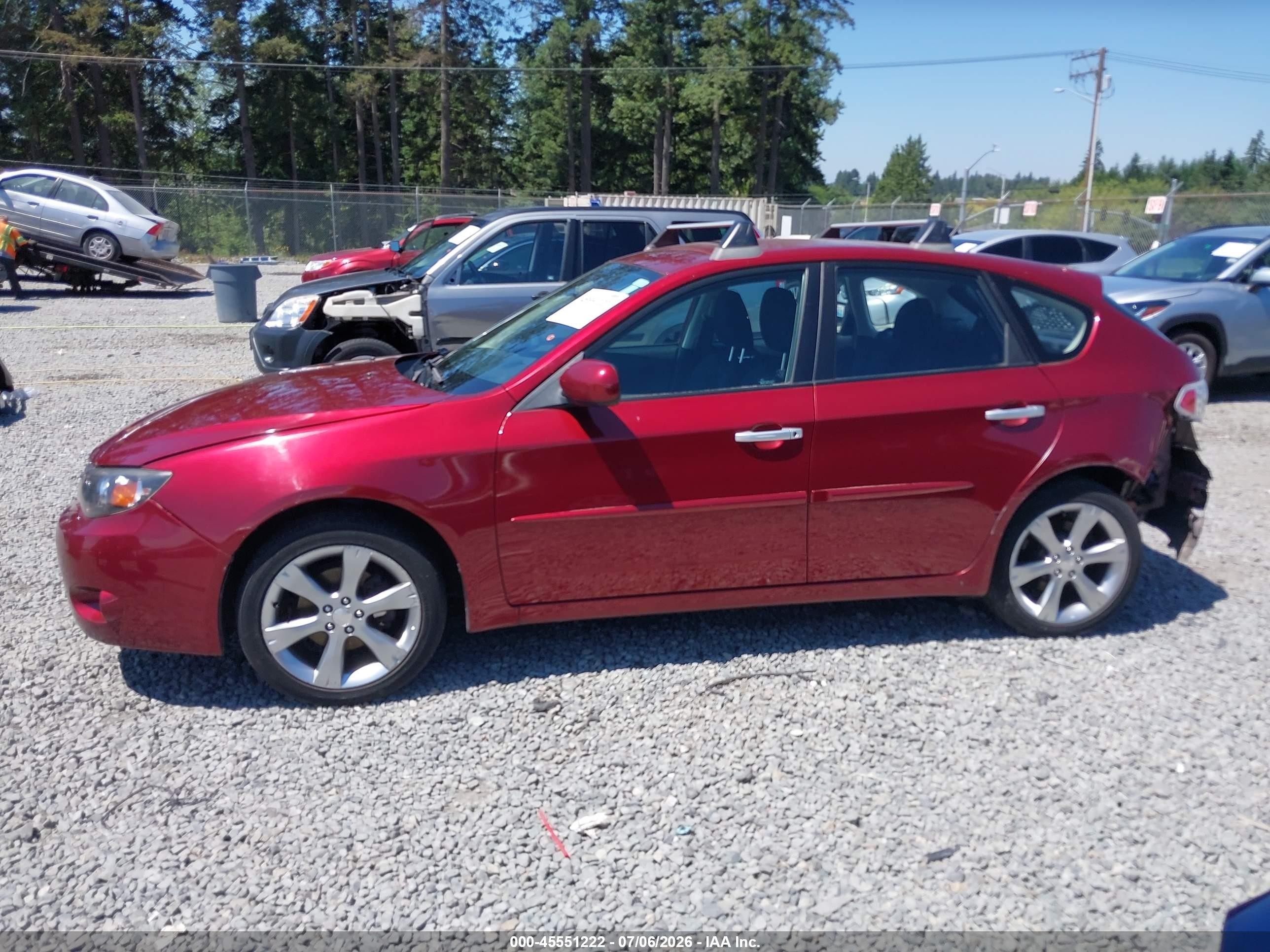 2011 Subaru Impreza Outback Sport   Red vin: JF1GH6D62BH808305