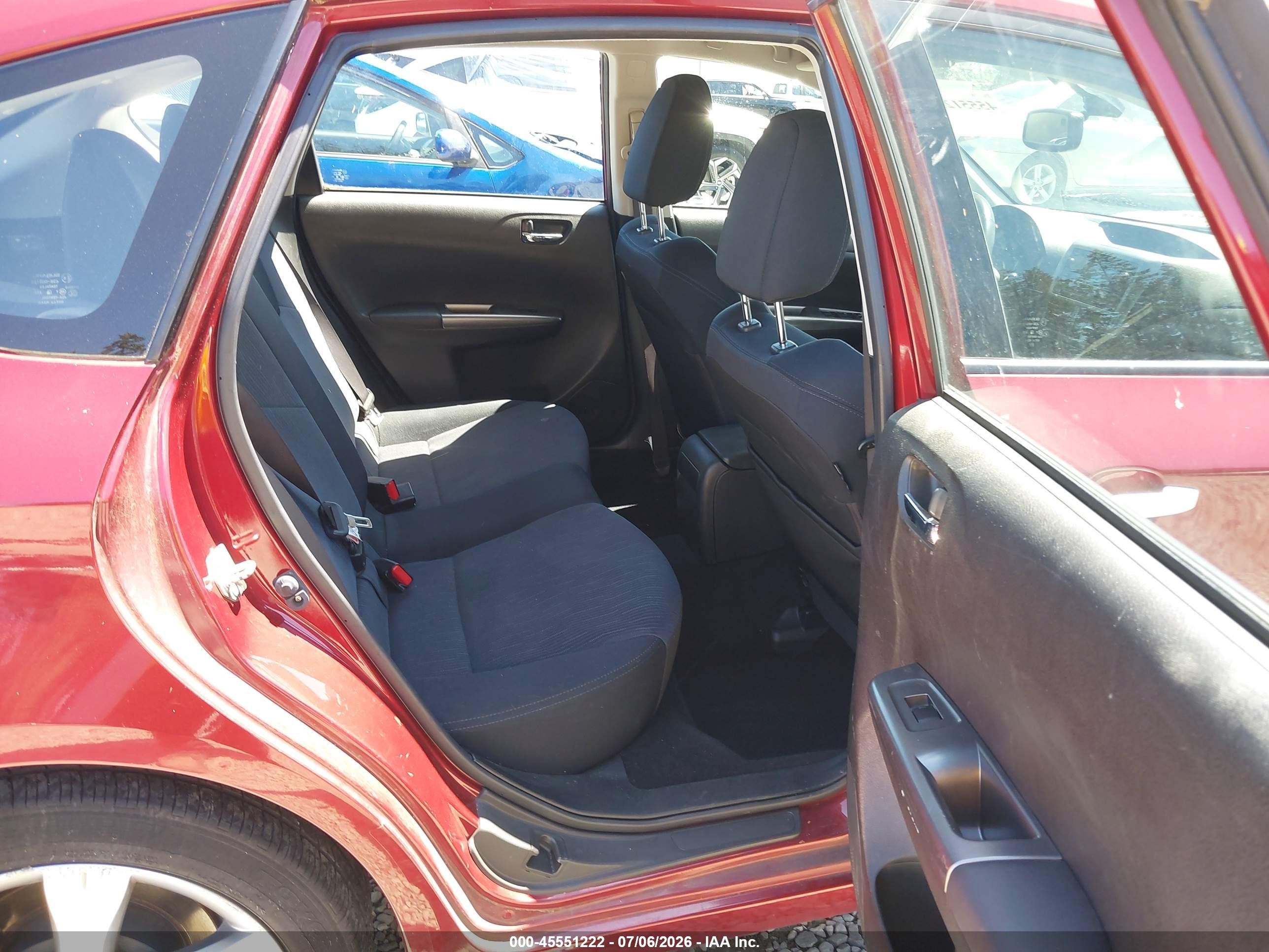 2011 Subaru Impreza Outback Sport   Red vin: JF1GH6D62BH808305