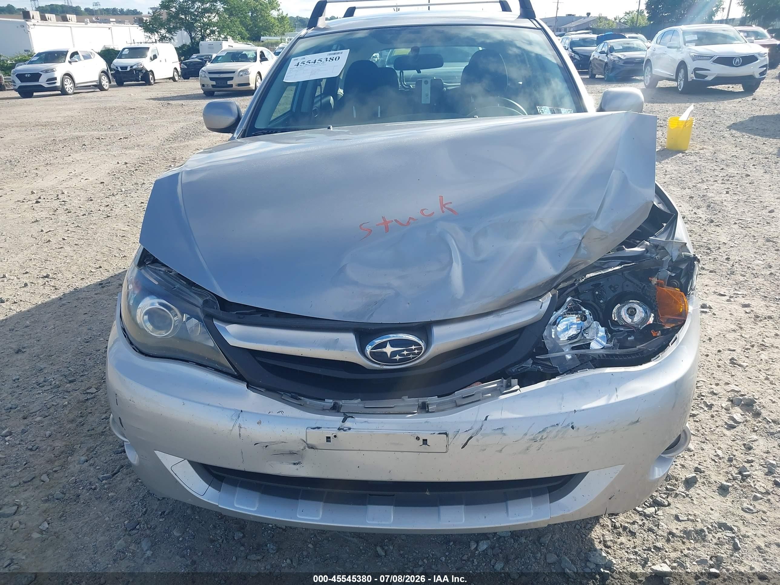 2010 Subaru Impreza Outback Sport Silver vin: JF1GH6D63AG806471