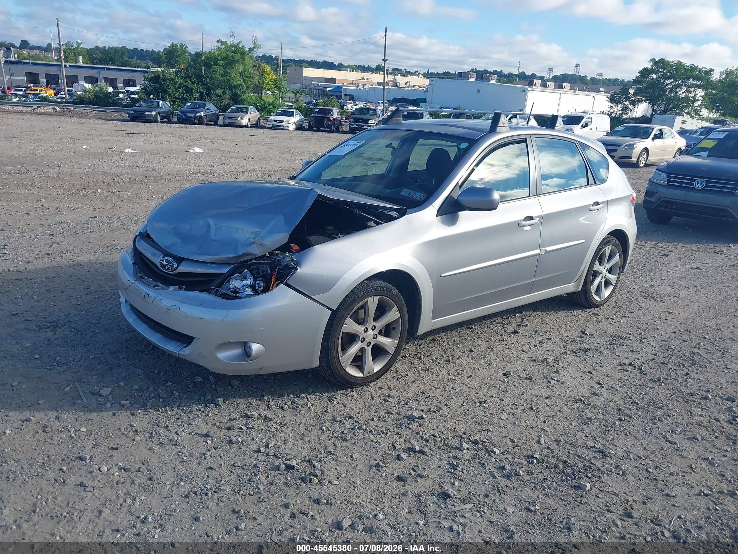 2010 Subaru Impreza Outback Sport Silver vin: JF1GH6D63AG806471