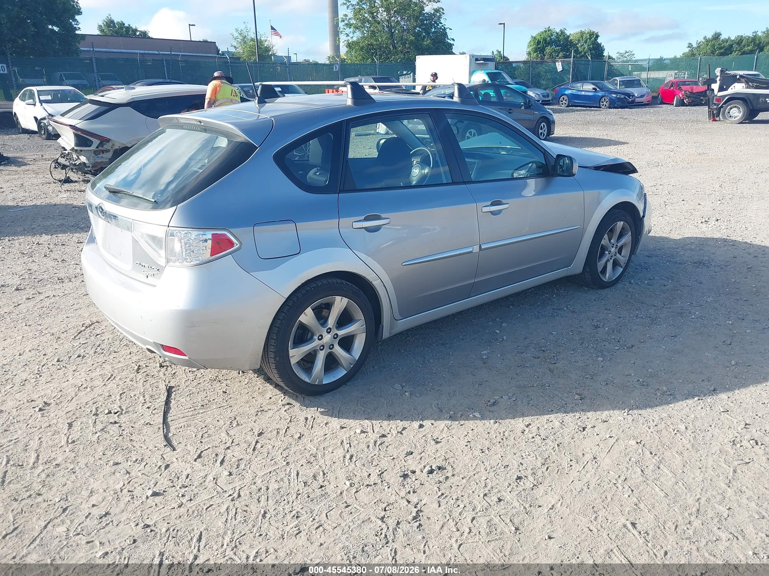 2010 Subaru Impreza Outback Sport Silver vin: JF1GH6D63AG806471