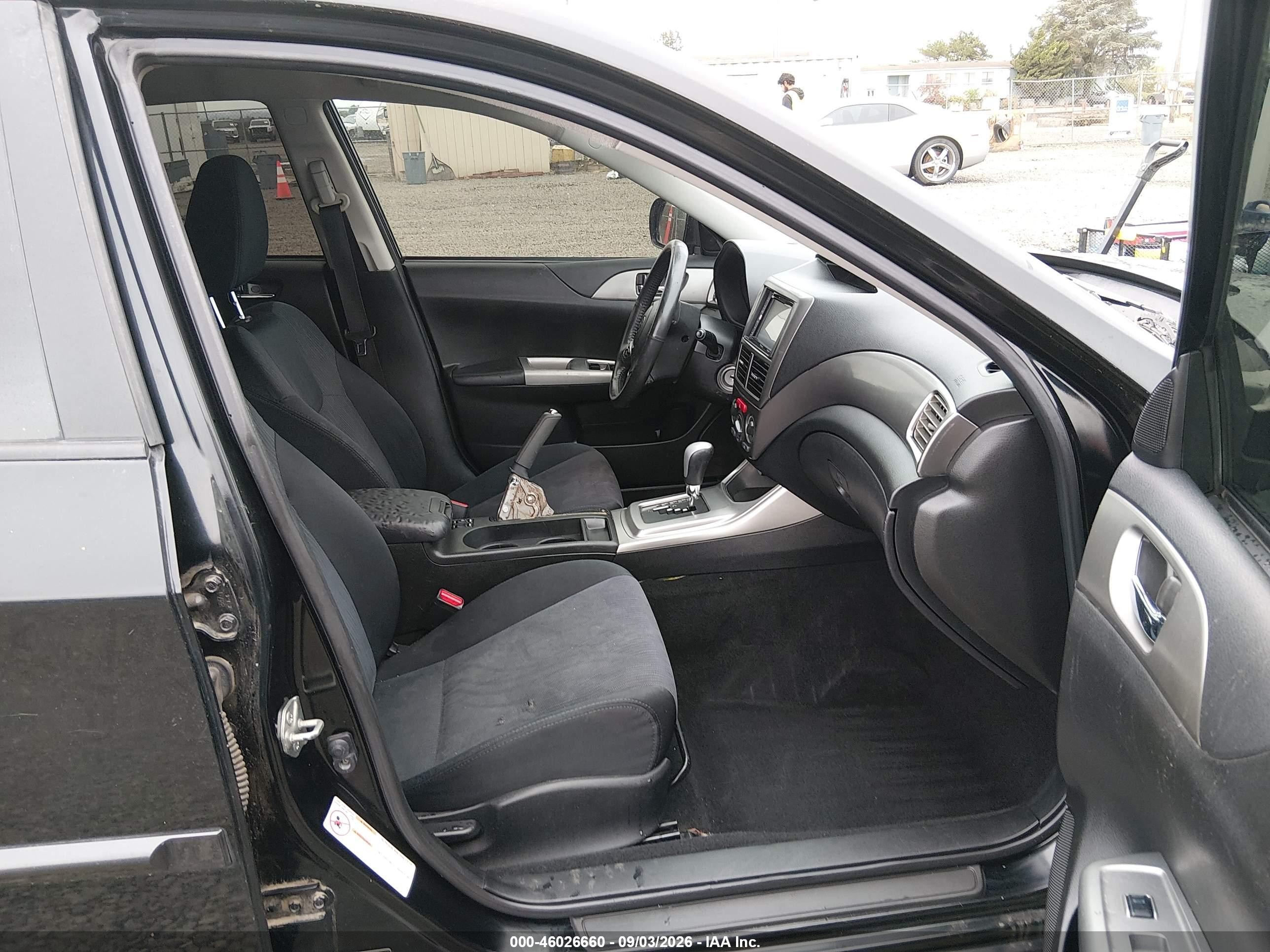 2010 Subaru Impreza Outback Sport   Черный vin: JF1GH6D63AH813401