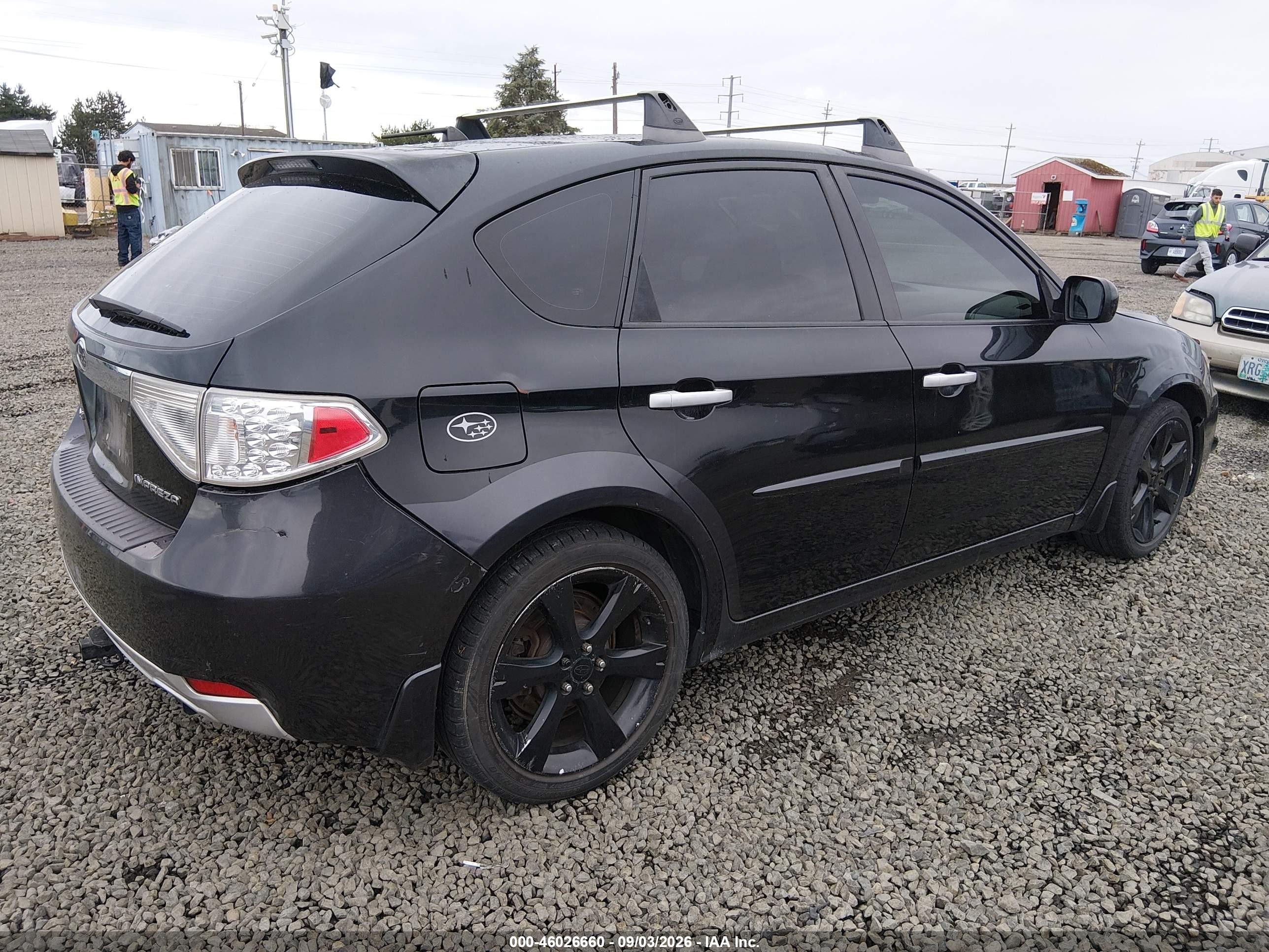 2010 Subaru Impreza Outback Sport   Черный vin: JF1GH6D63AH813401